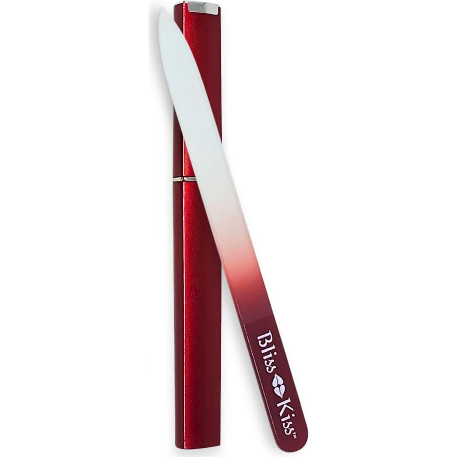 Lima de Uñas de Cristal Bliss Kiss - Grande - Checo - Estuche