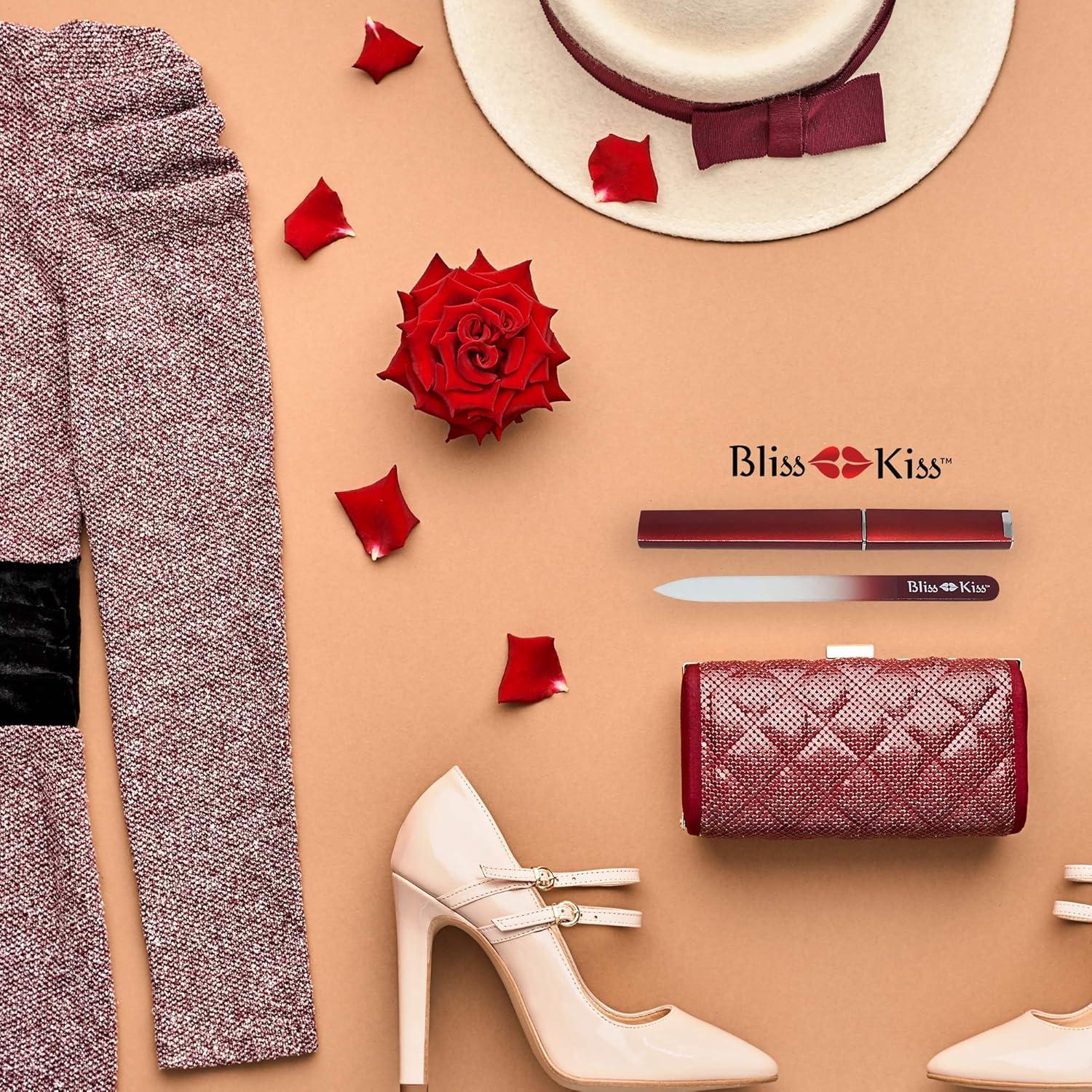 Lima de Uñas de Cristal Bliss Kiss - Grande - Checo - Estuche