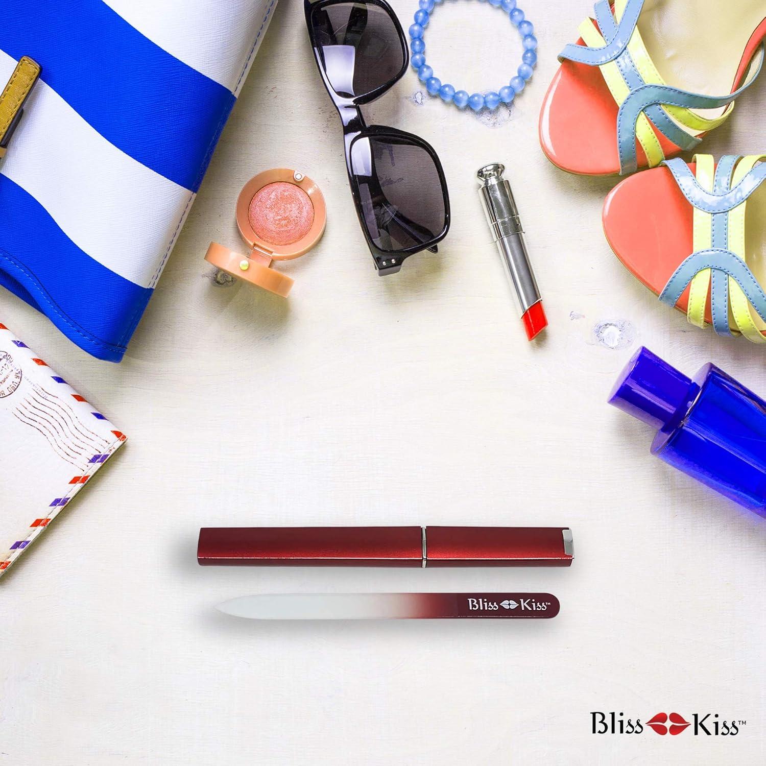 Lima de Uñas de Cristal Bliss Kiss - Grande - Checo - Estuche