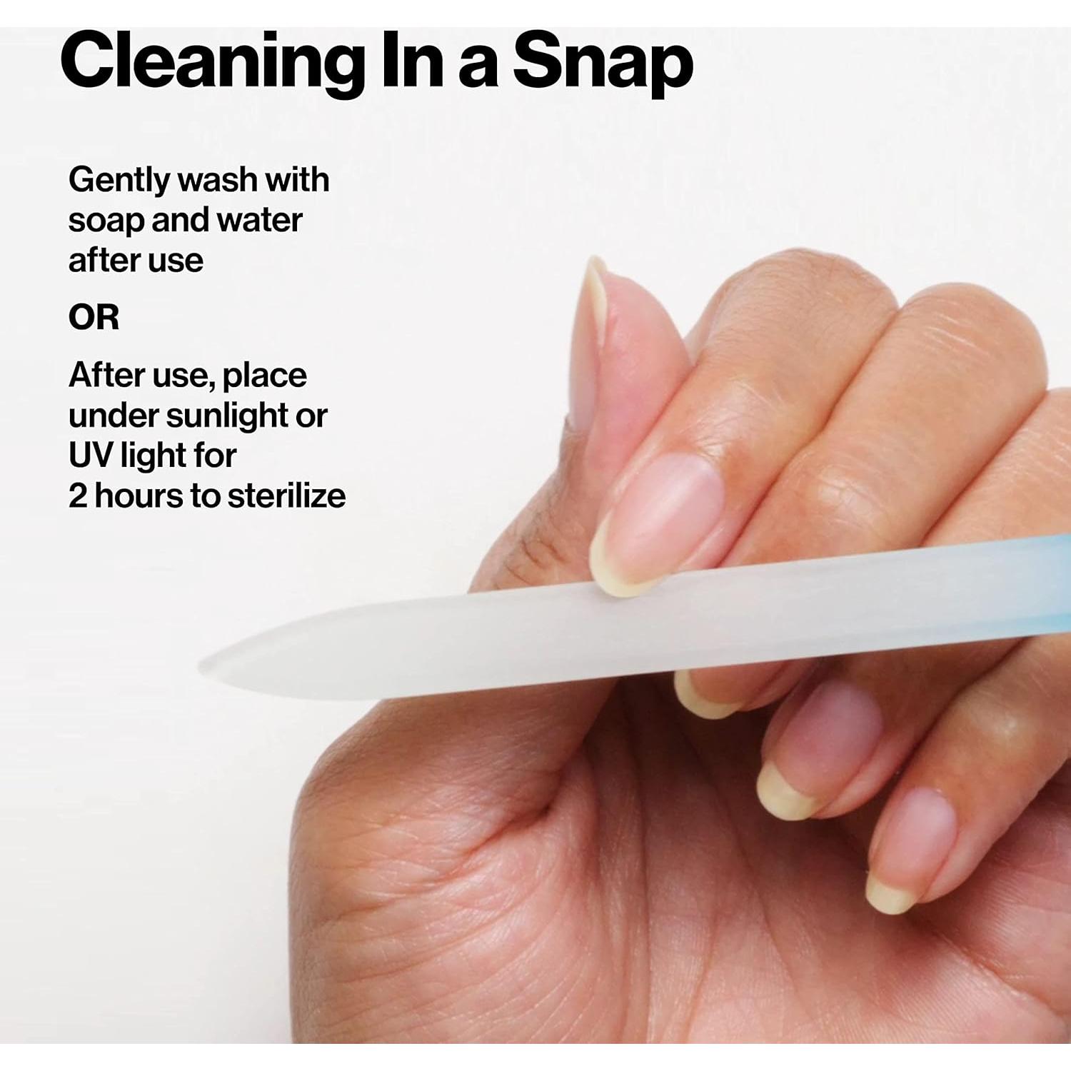 Lima de Uñas de Vidrio Revlon, Antibacteriana, 19.37 cm