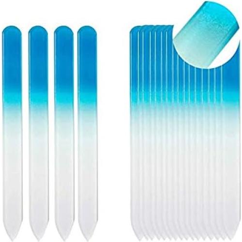 Paquete de 40 Limadoras de Uñas de Cristal SIUSIO - Rosa y Azul