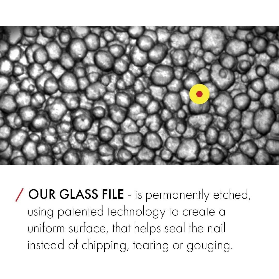 Lima de Vidrio GERMANIKURE con Estuche de Seda 10.5cm