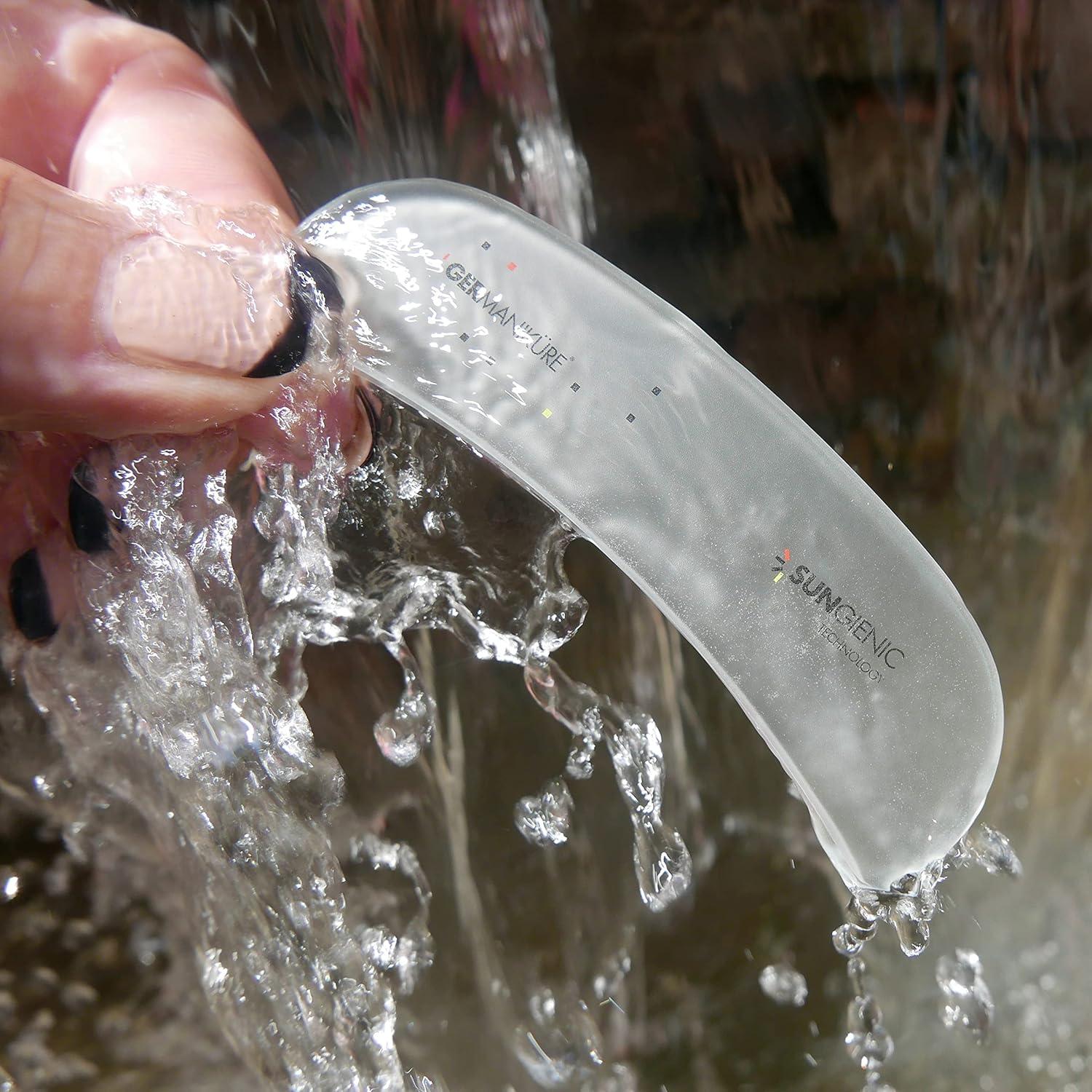 Lima de Vidrio GERMANIKURE con Estuche de Seda 10.5cm