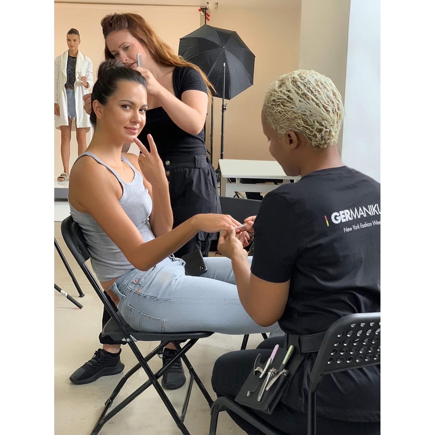 Lima de Vidrio GERMANIKURE con Estuche de Seda 10.5cm