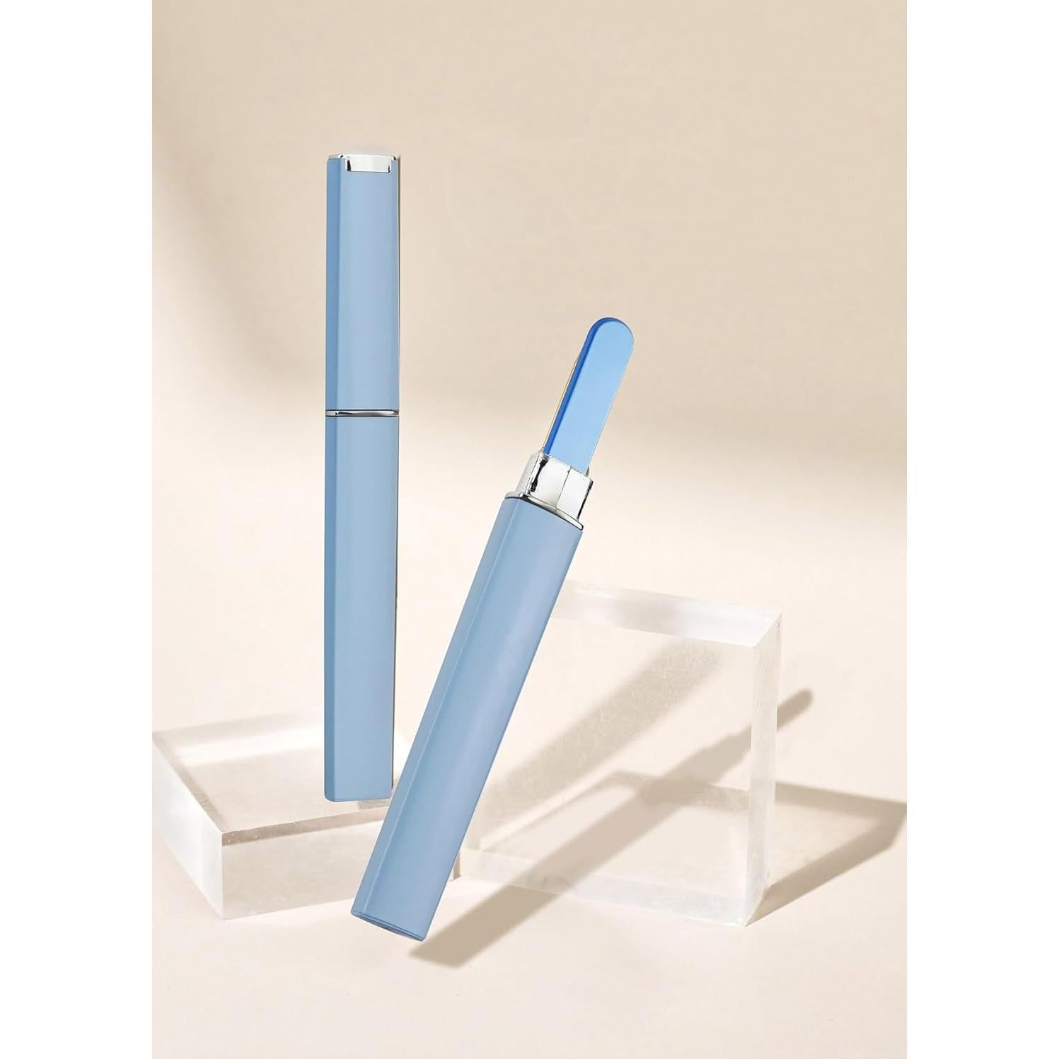 Paquete de 3 Limadoras de Uñas de Vidrio Aoshang - 14x1.2 cm