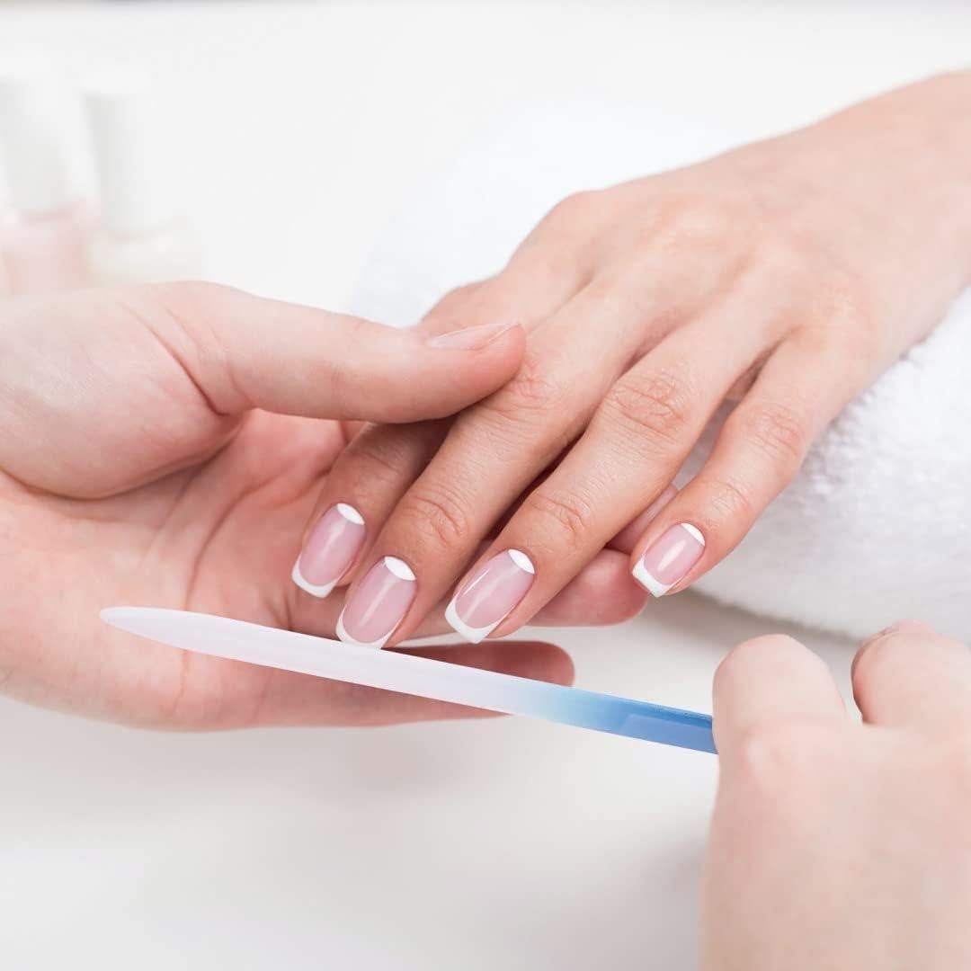 Paquete de 3 limas de cristal SEPHANNA para uñas naturales