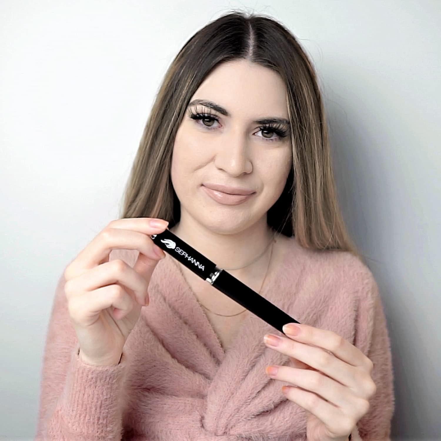 Paquete de 3 limas de cristal SEPHANNA para uñas naturales