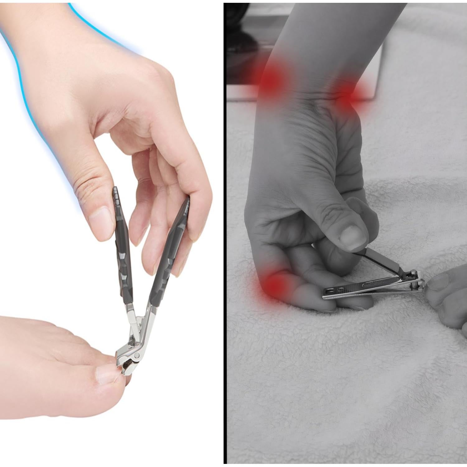 Cortauñas Ergonomico Velkomin para Uñas Gruesas - Mango Largo