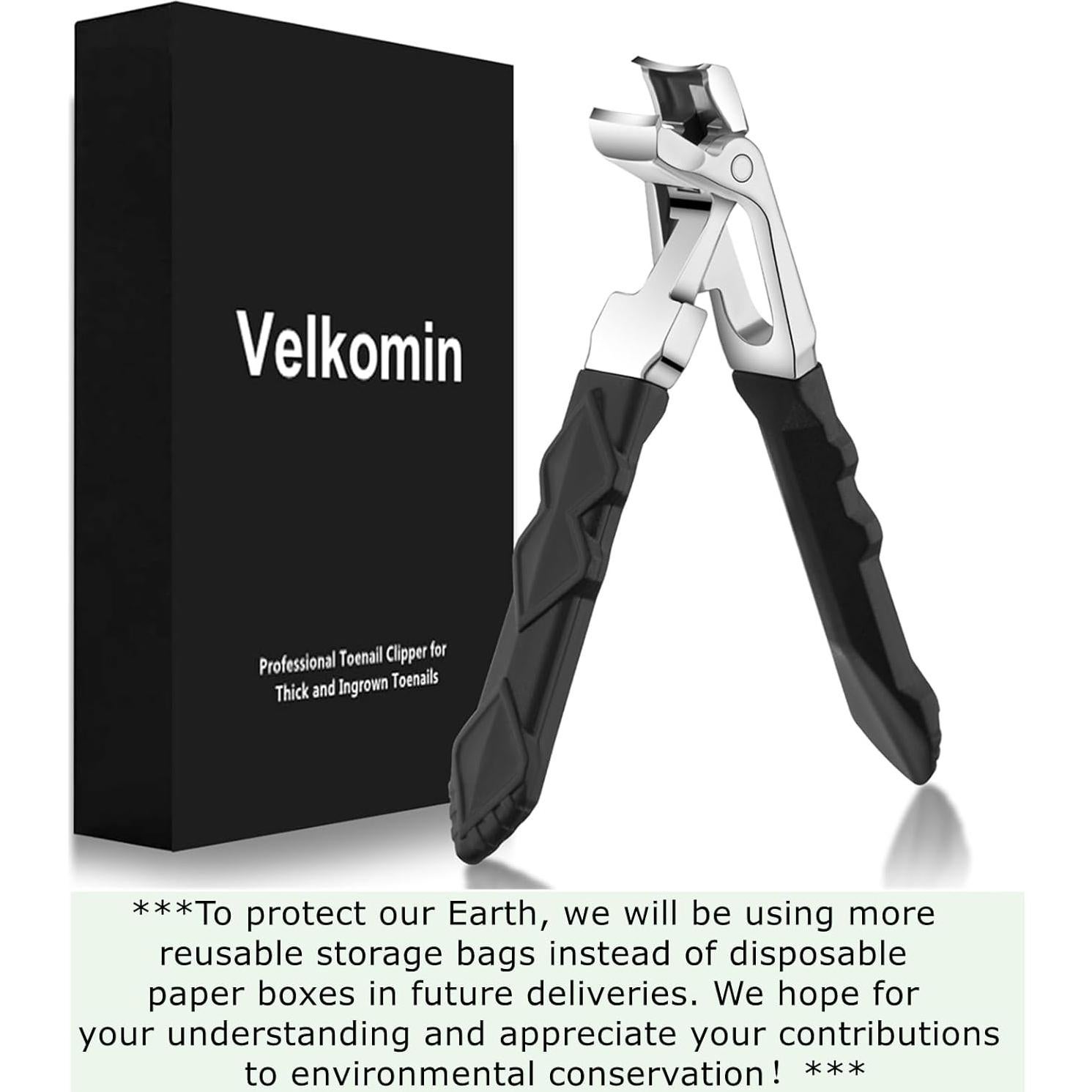 Cortauñas Ergonomico Velkomin para Uñas Gruesas - Mango Largo