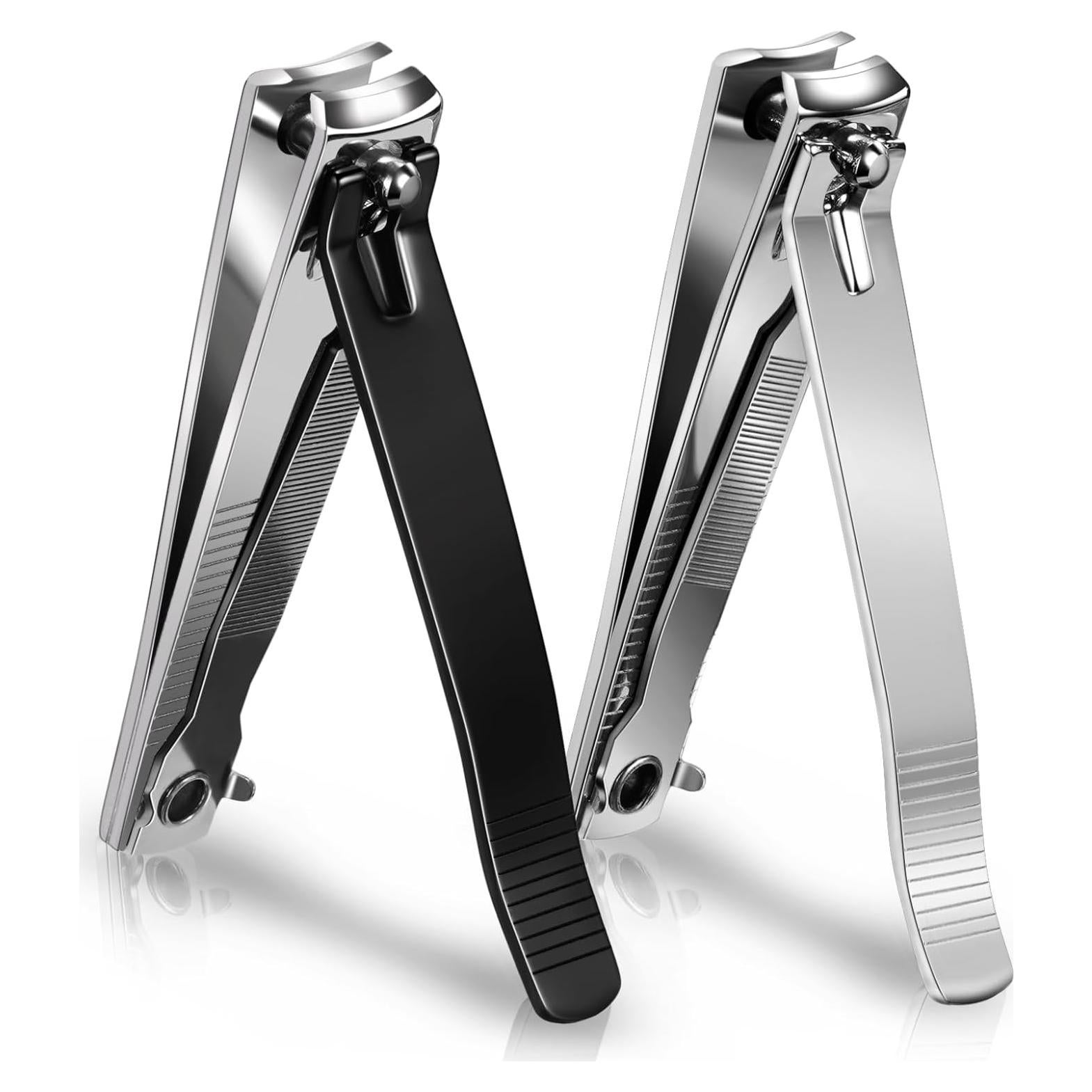 Cortauñas Grande Ucheom 2-Pack Acero Inoxidable con Lima