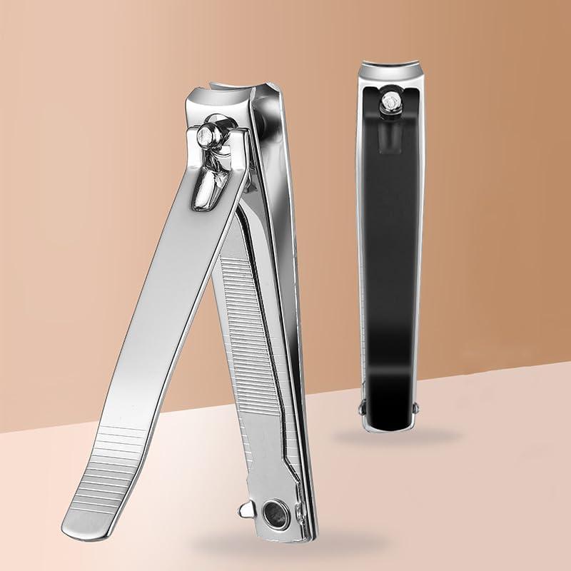 Cortauñas Grande Ucheom 2-Pack Acero Inoxidable con Lima