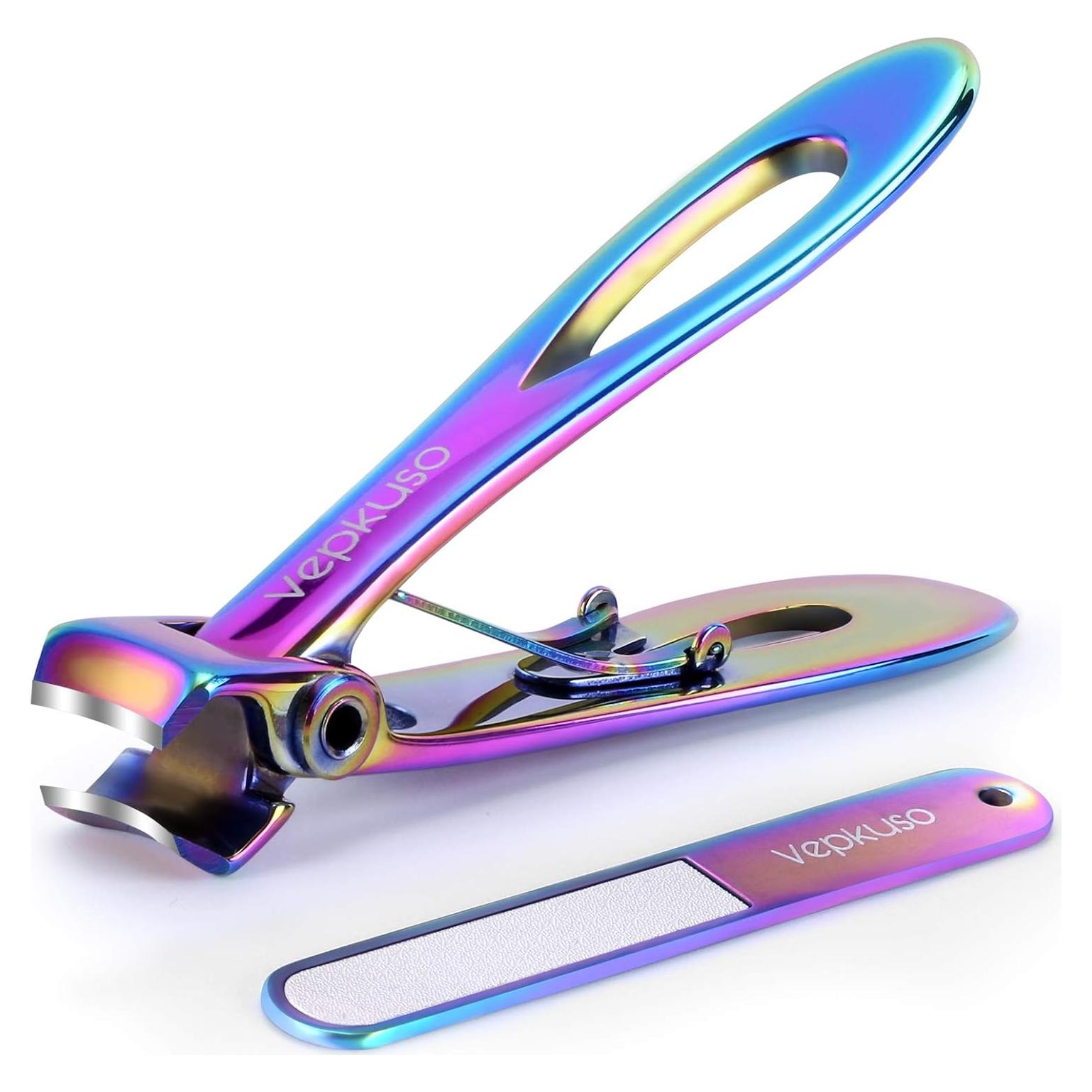 Cortauñas Vepkuso para Uñas Gruesas - Set Profesional Inoxidable