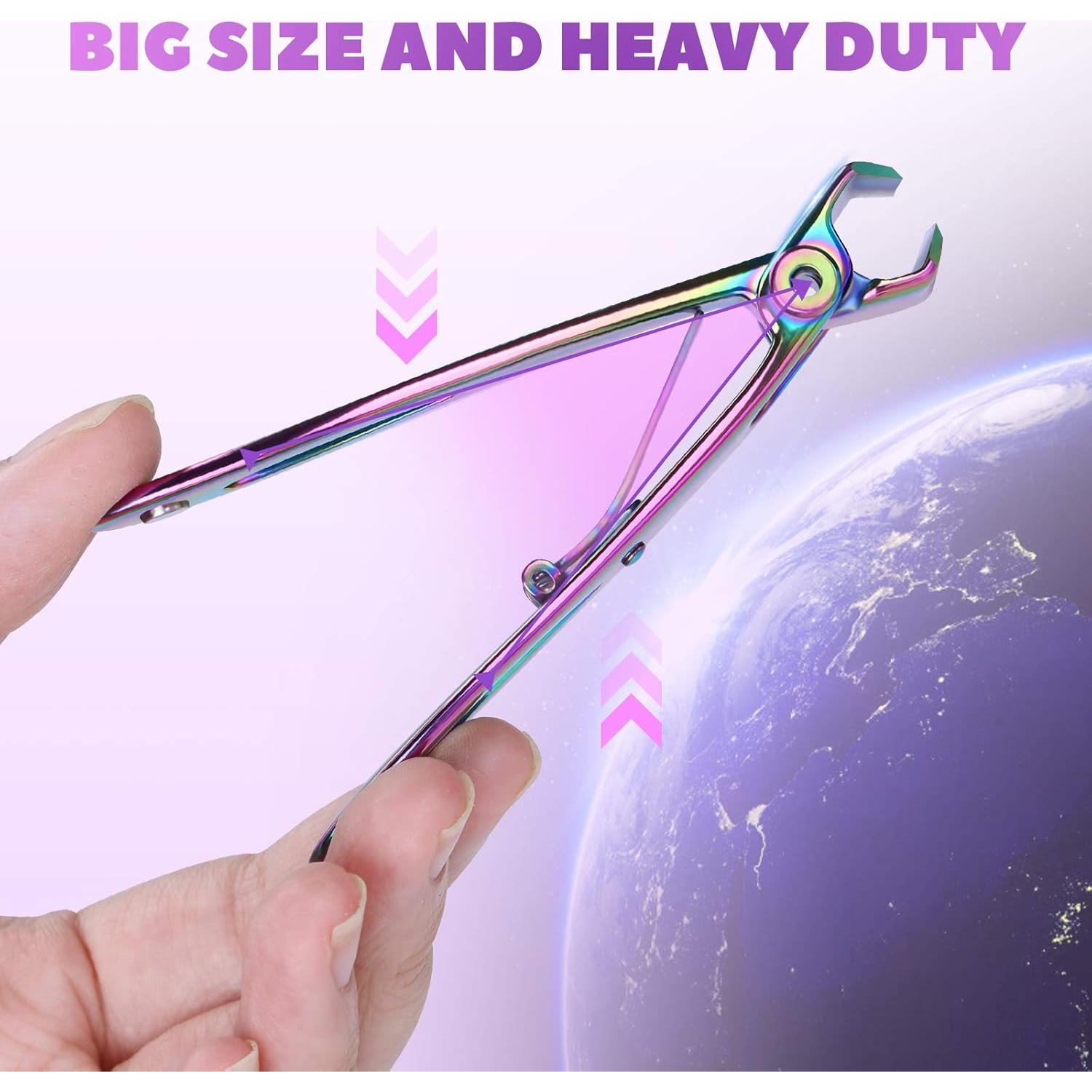 Cortauñas Vepkuso para Uñas Gruesas - Set Profesional Inoxidable