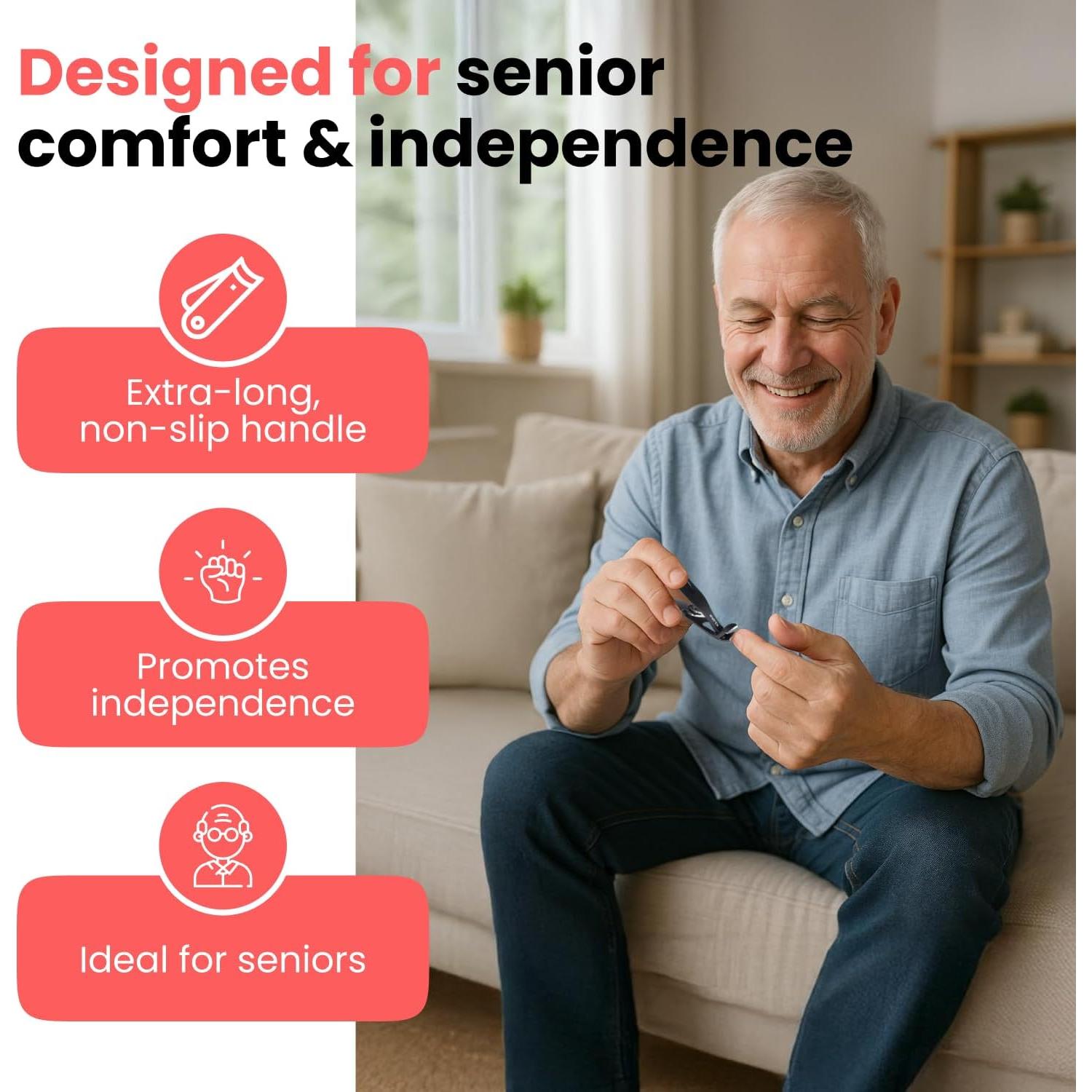 Cortaúñas Angulados KLIPP para Uñas Gruesas y Enterradas