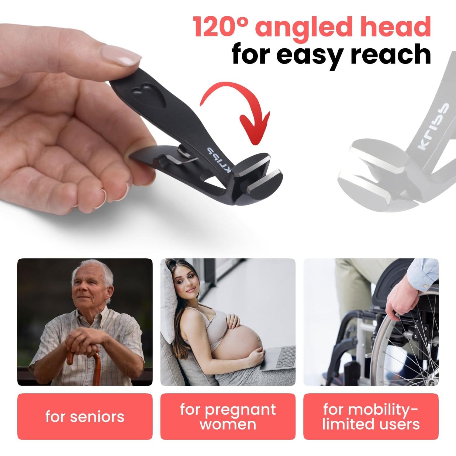 Cortaúñas Angulados KLIPP para Uñas Gruesas y Enterradas