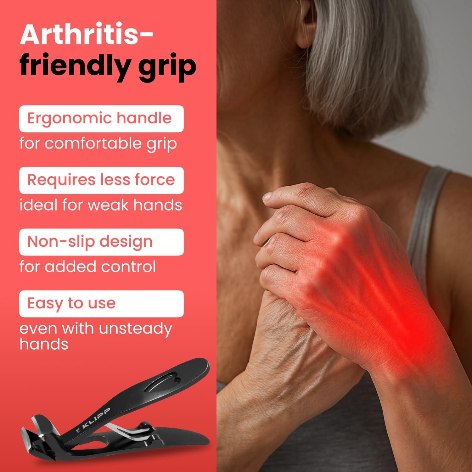 Cortaúñas Angulados KLIPP para Uñas Gruesas y Enterradas