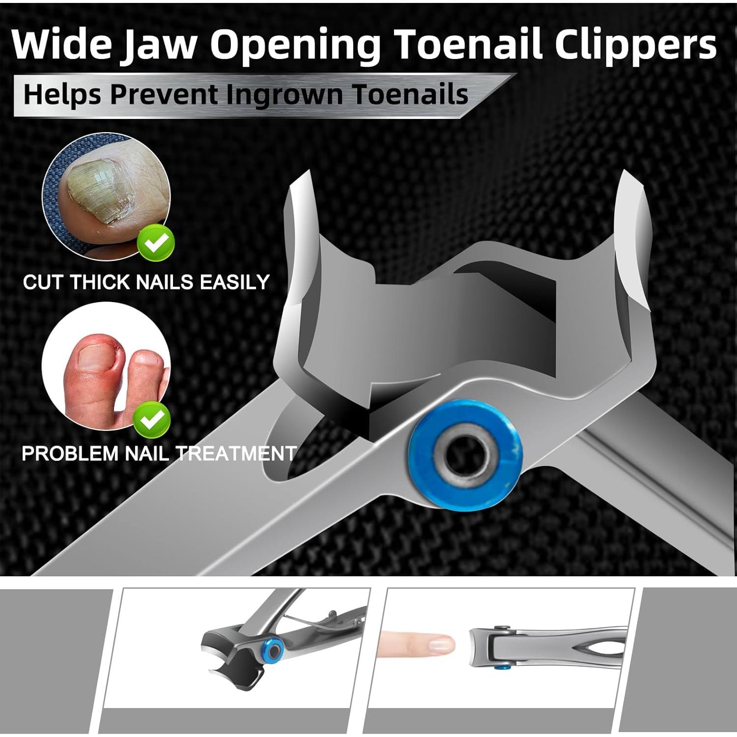 Cortauñas Werlla para Uñas Gruesas y Encarnadas - 8 Piezas
