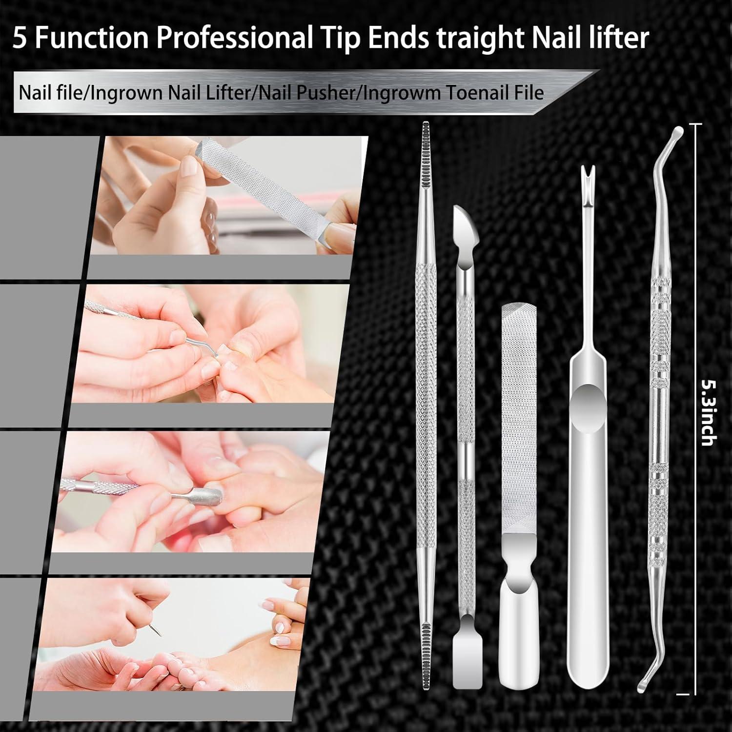 Cortauñas Werlla para Uñas Gruesas y Encarnadas - 8 Piezas