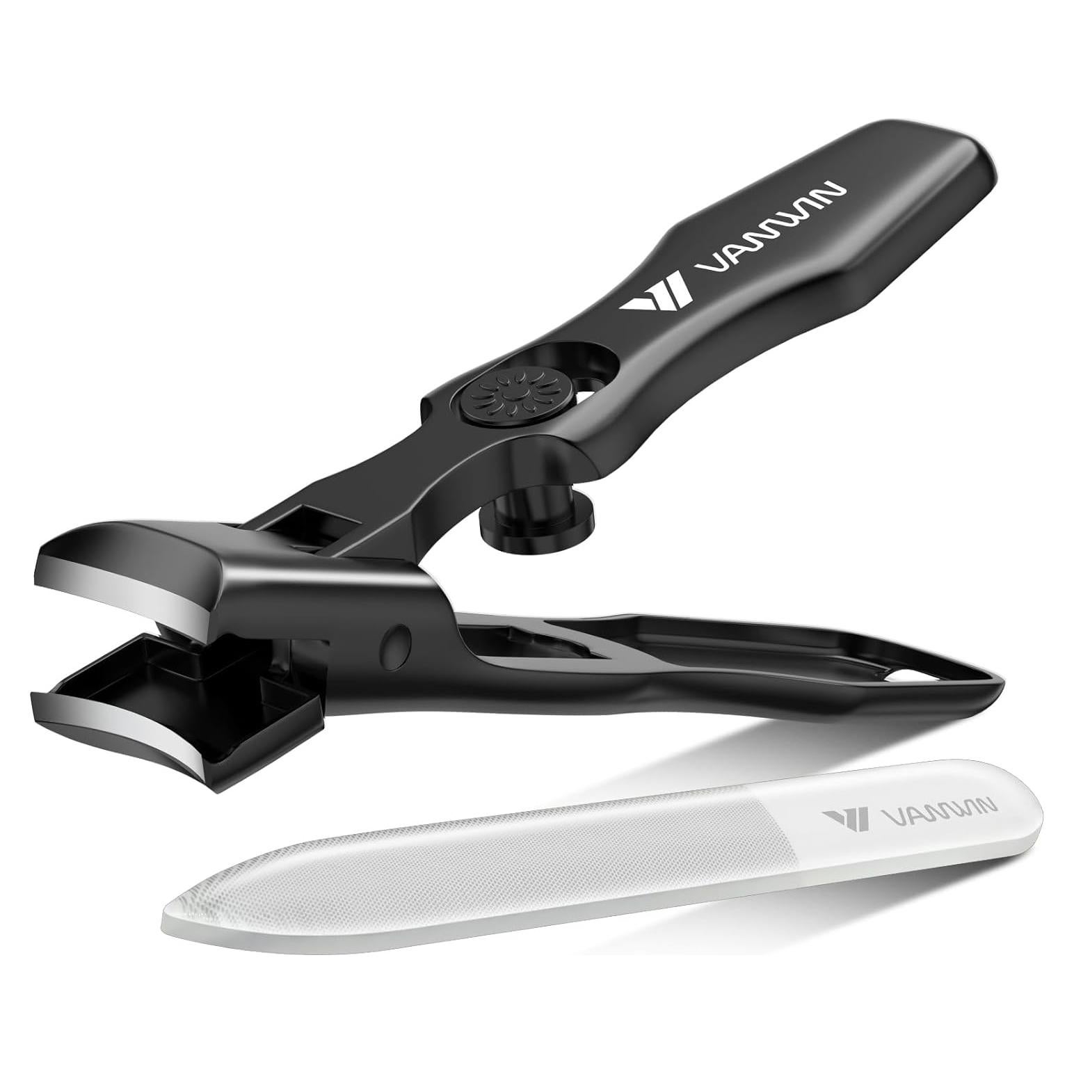 Cortauñas VANWIN para Uñas Gruesas con Recogedor y Bloqueo