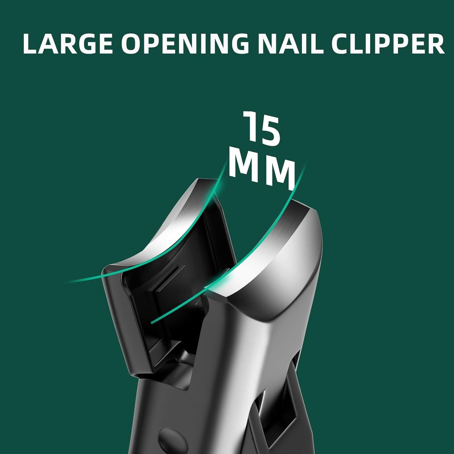 Cortauñas VANWIN para Uñas Gruesas con Recogedor y Bloqueo