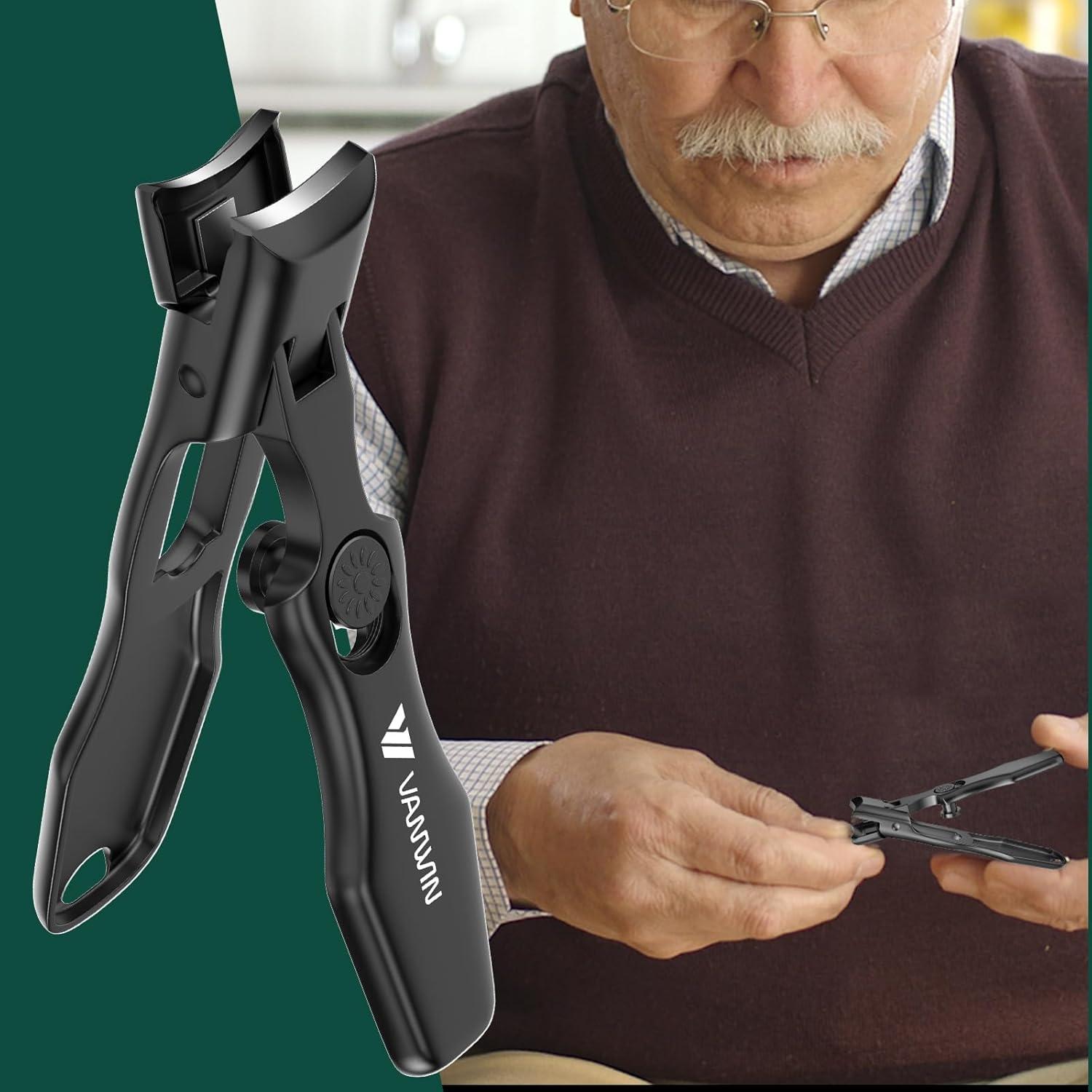 Cortauñas VANWIN para Uñas Gruesas con Recogedor y Bloqueo