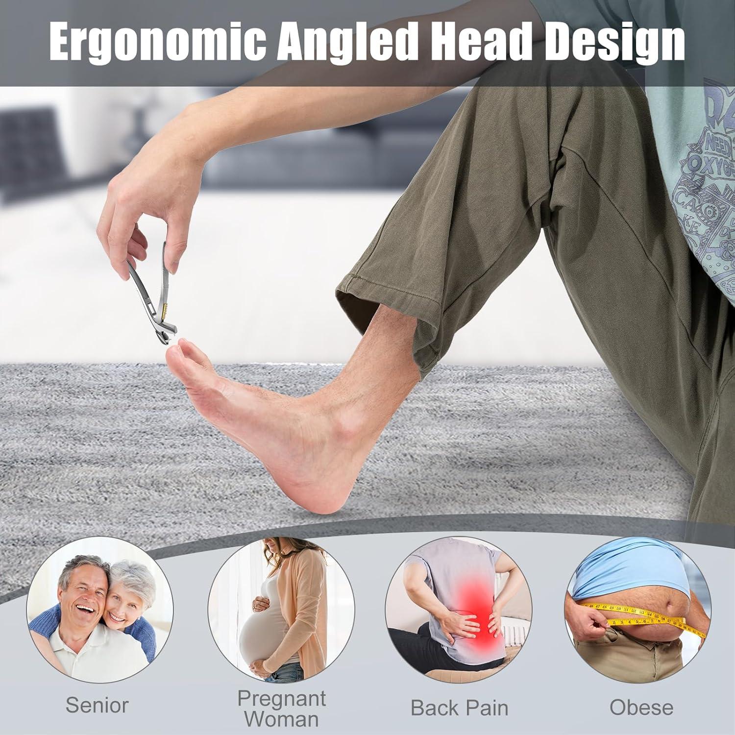 Cortauñas Profesional SHINLEA para Uñas Gruesas con Recogedor