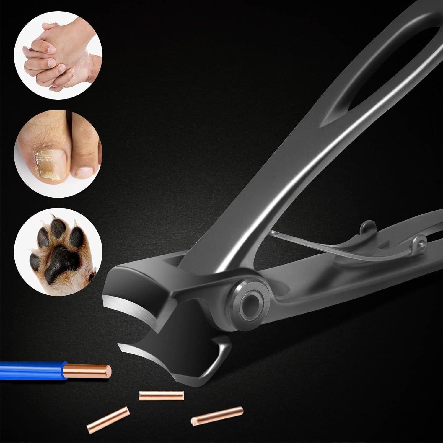 Cortauñas Gruesas Werlla con Mango Largo y Lima - 2 Piezas