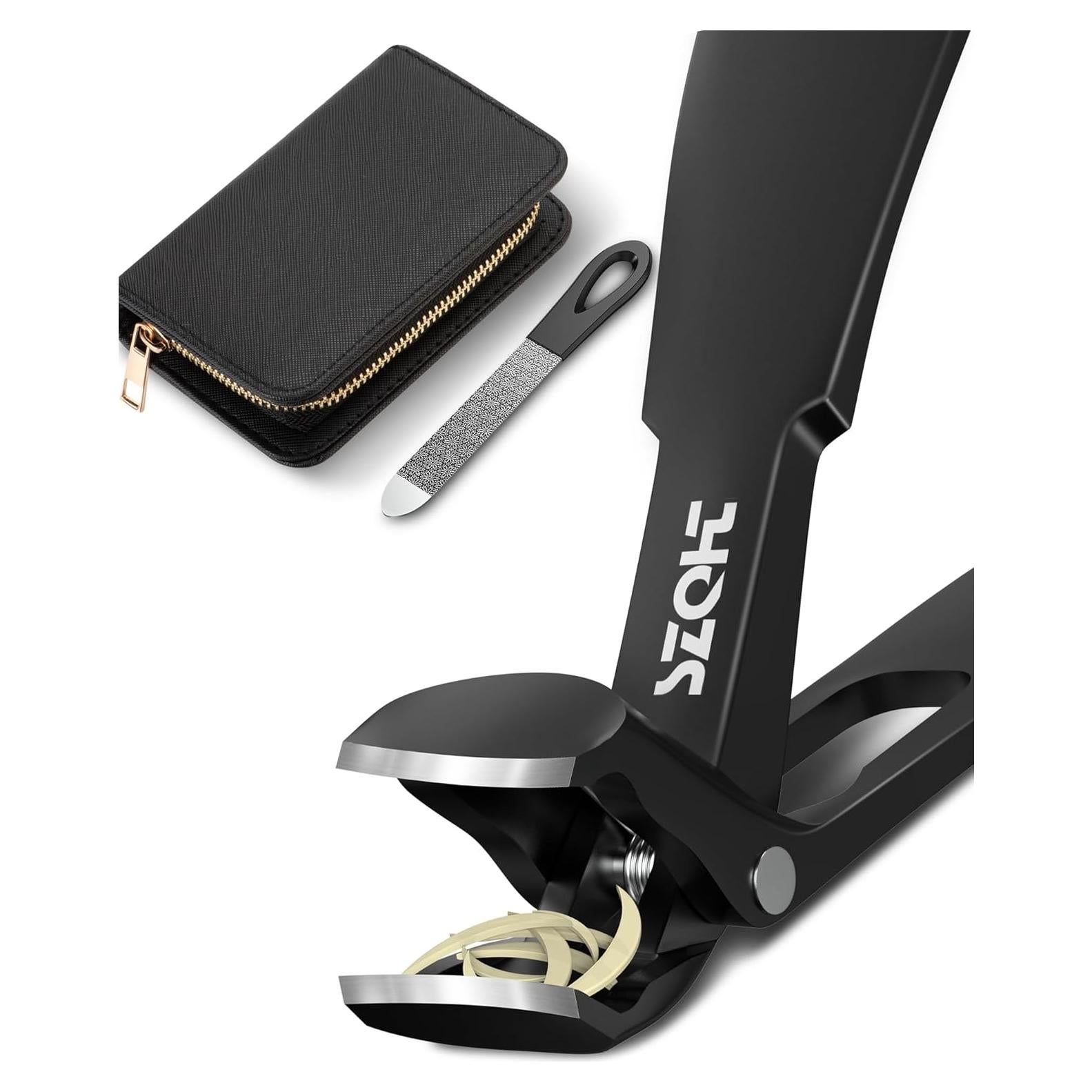 Cortauñas Angulados SZQHT para Uñas Gruesas con Recogedor