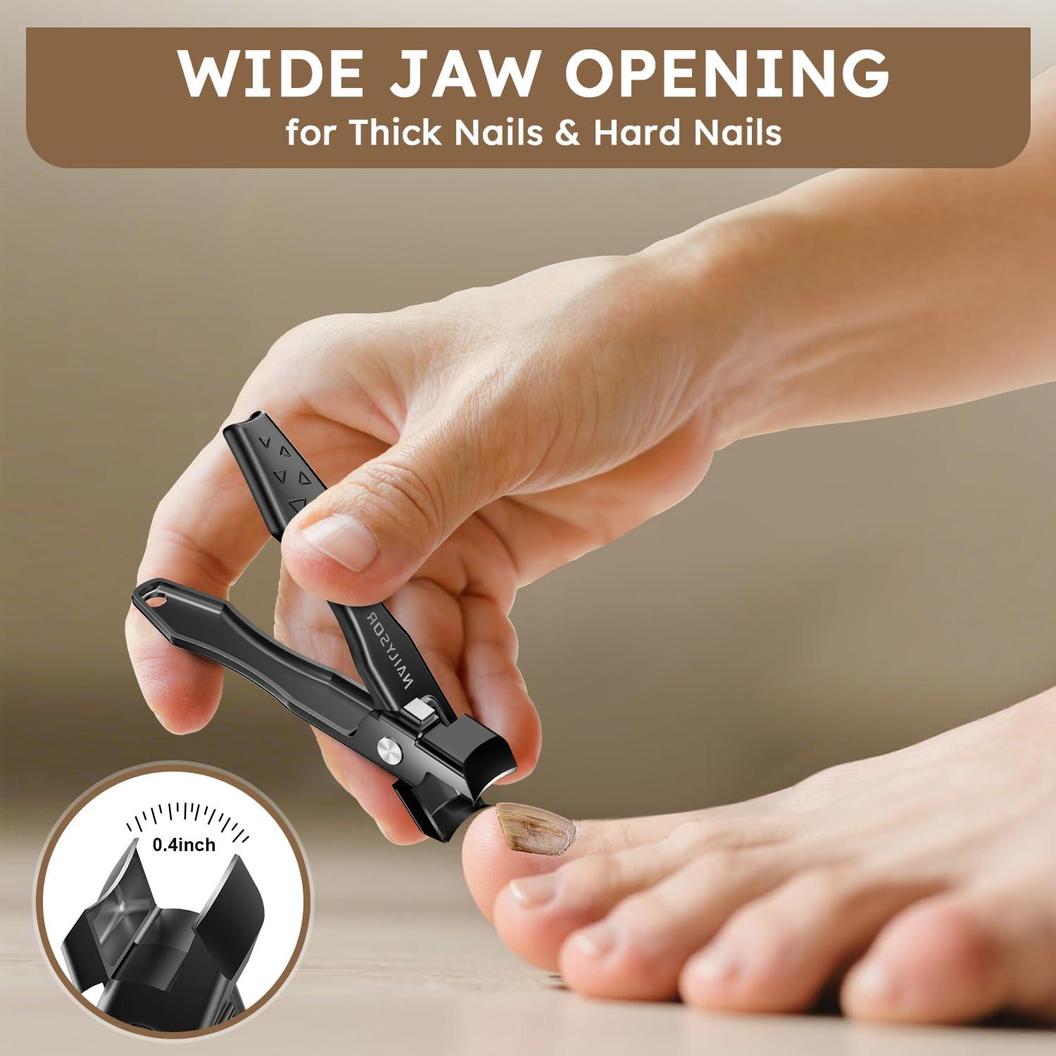 Cortauñas Nailysor para Uñas Gruesas con Recogedor y Bloqueo