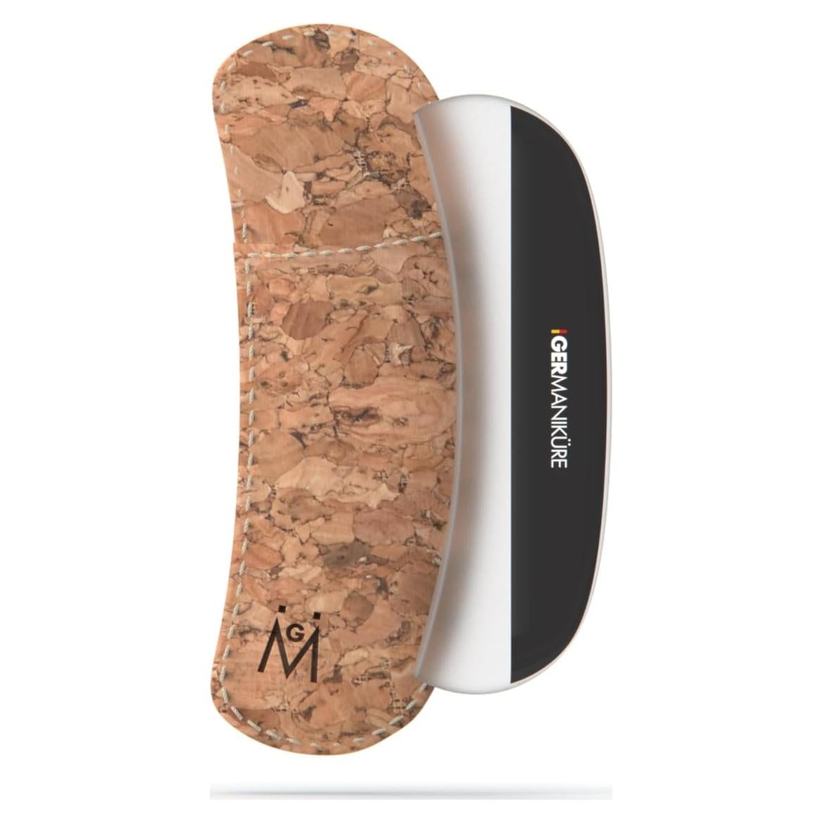 Lima de Uñas de Vidrio GERMANIKURE en Estuche de Corcho