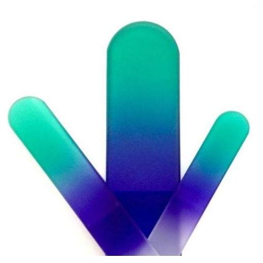 Set de 3 Limadoras de Uñas de Cristal Bywabeé - 8.89 cm, 13.97 cm, 19.05 cm