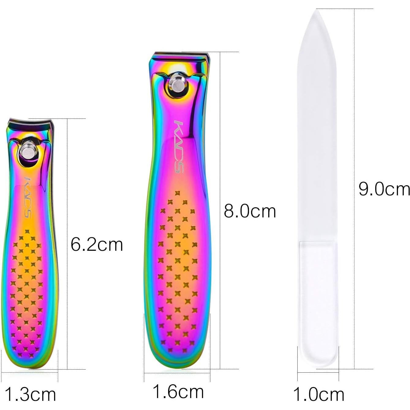 Kit de Cortauñas Profesional NAILART 3 Piezas Acero Inoxidable