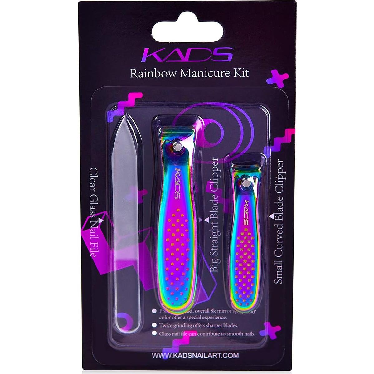 Kit de Cortauñas Profesional NAILART 3 Piezas Acero Inoxidable