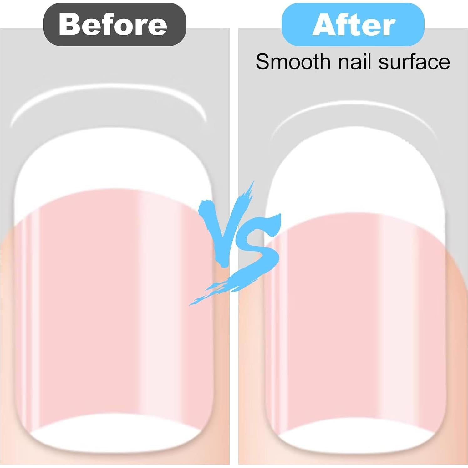 4 Limadoras de Uñas de Acero Inoxidable Bremorou - Pequeñas