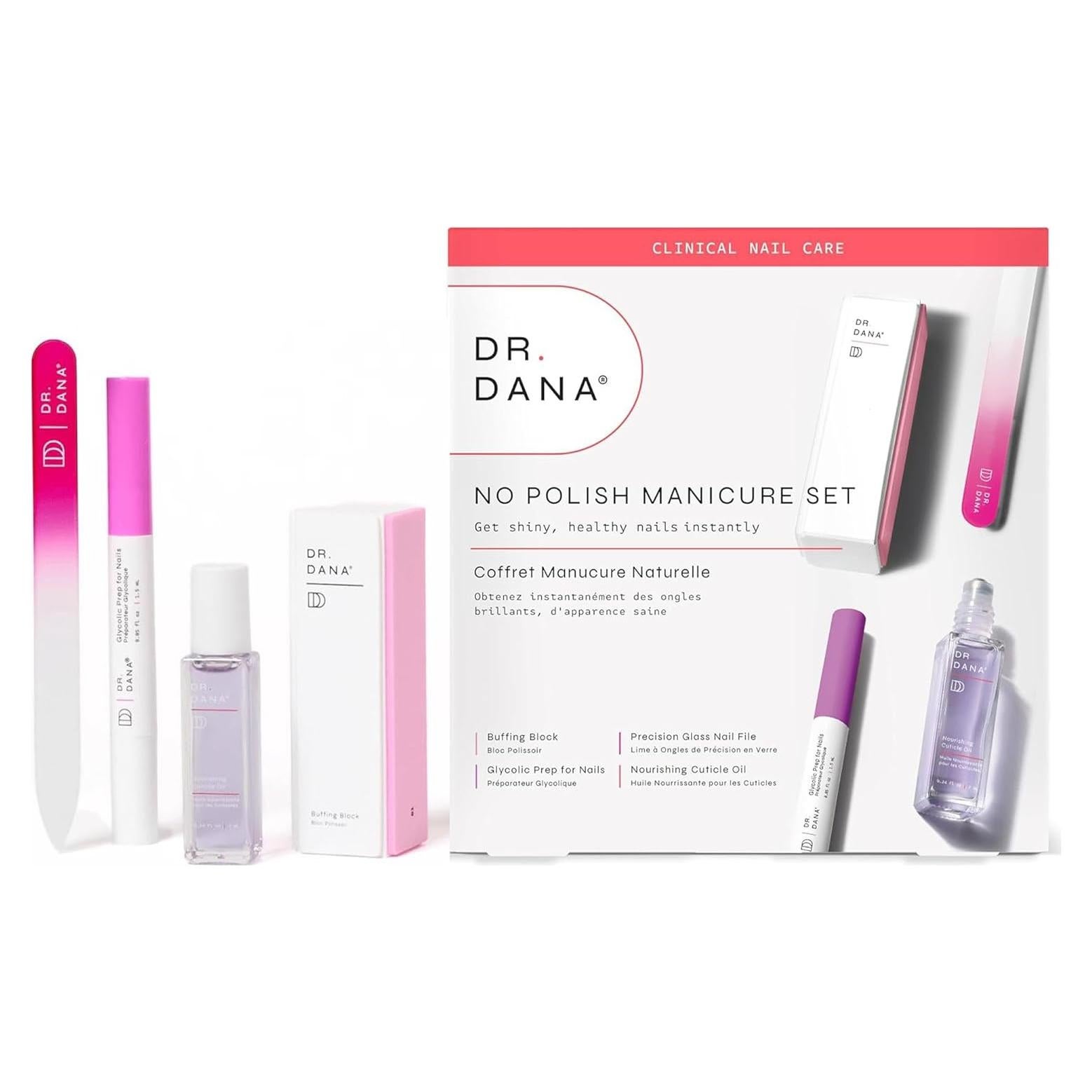 Set de Manicura Sin Esmalte Dr. Dana - Cuidado de Uñas Saludables