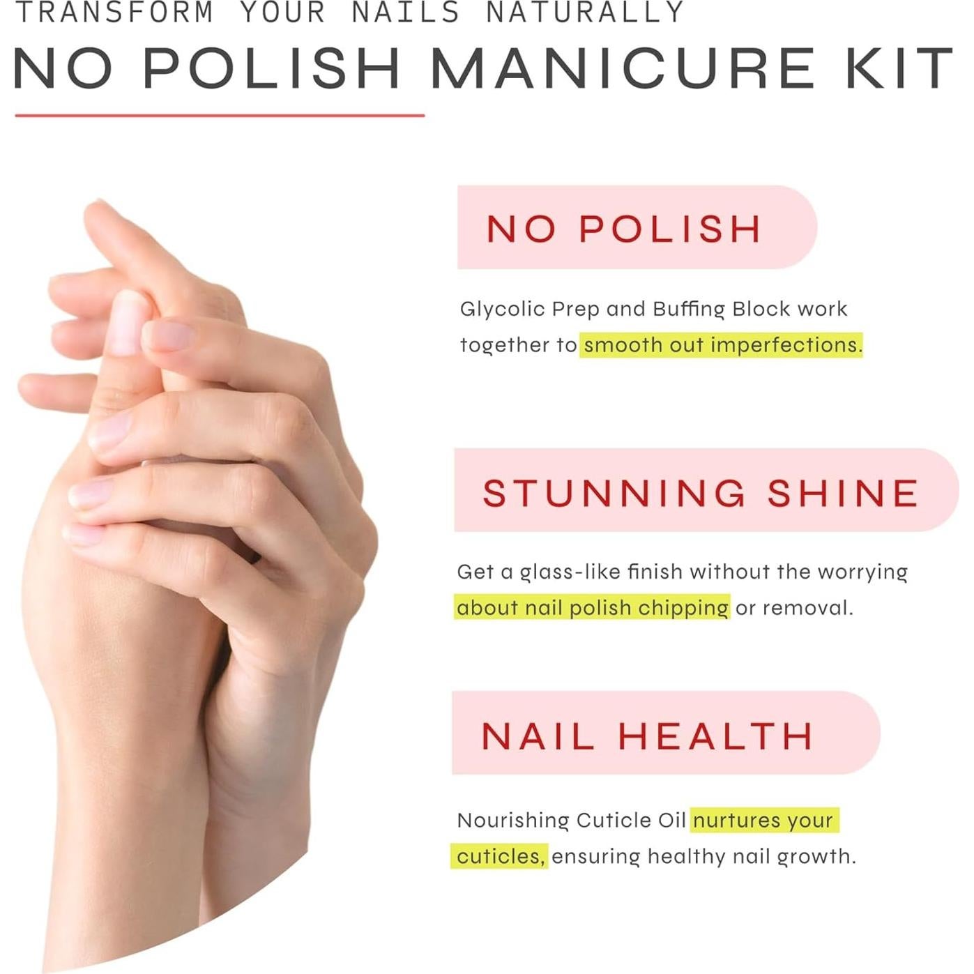 Set de Manicura Sin Esmalte Dr. Dana - Cuidado de Uñas Saludables