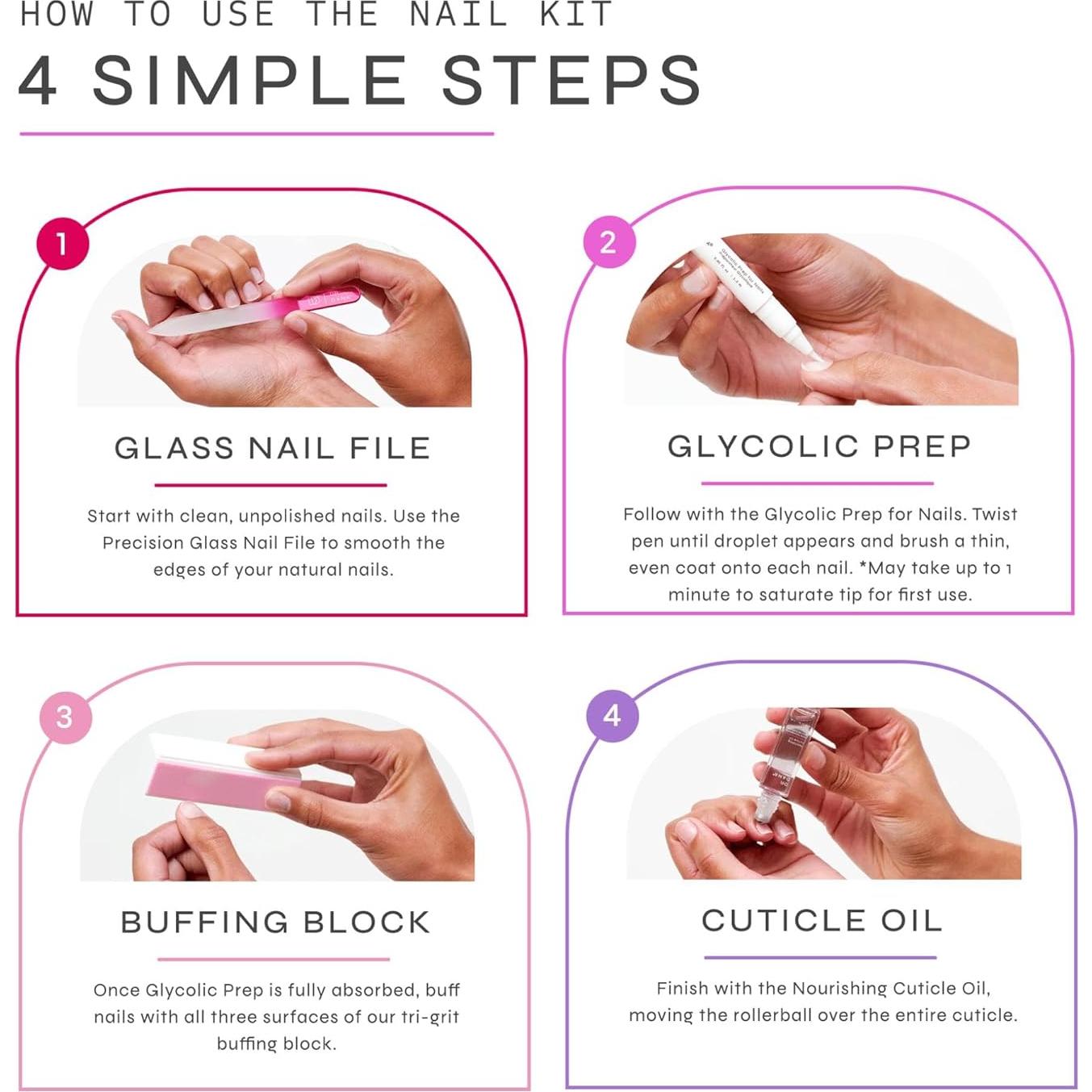 Set de Manicura Sin Esmalte Dr. Dana - Cuidado de Uñas Saludables