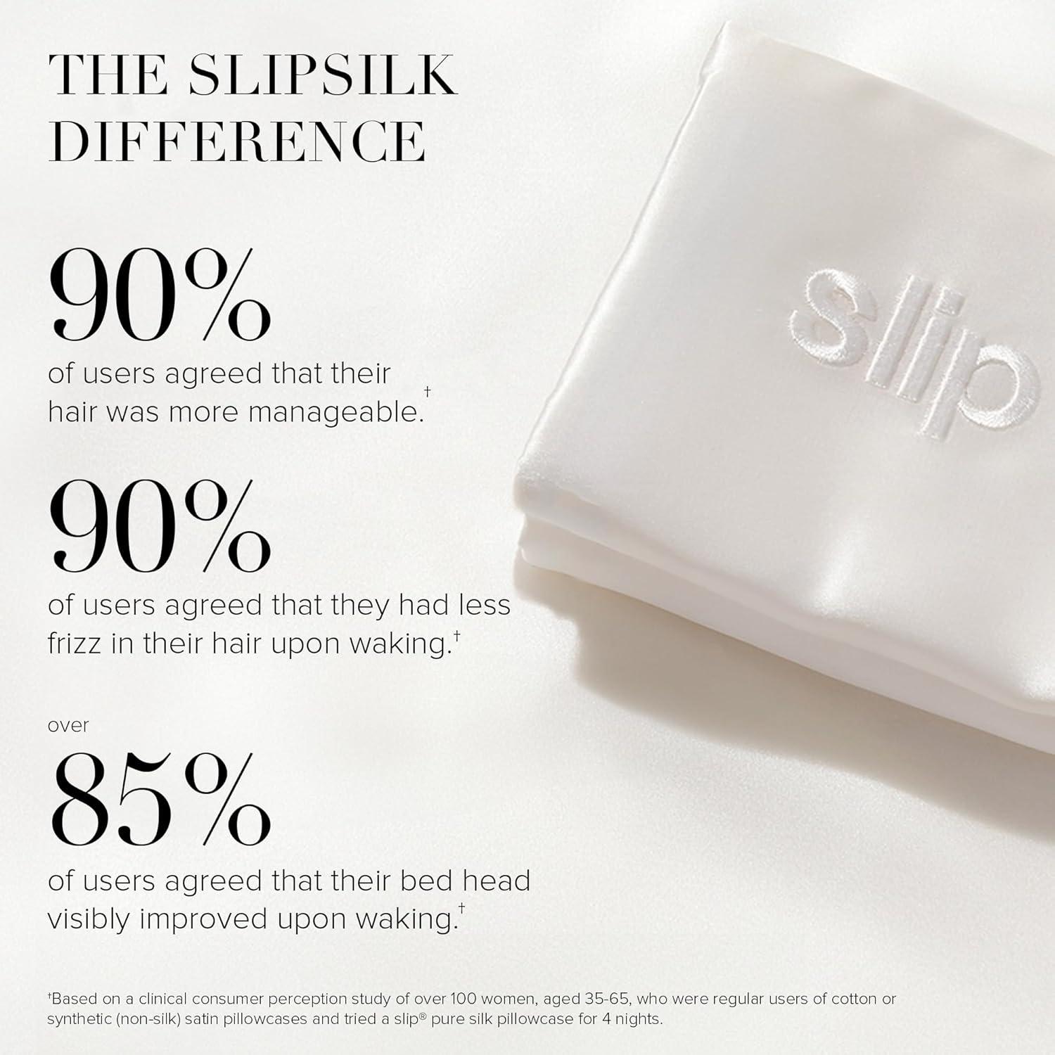 Funda de Almohada de Seda Pura SLIP Reina 100% Seda 22 Momme