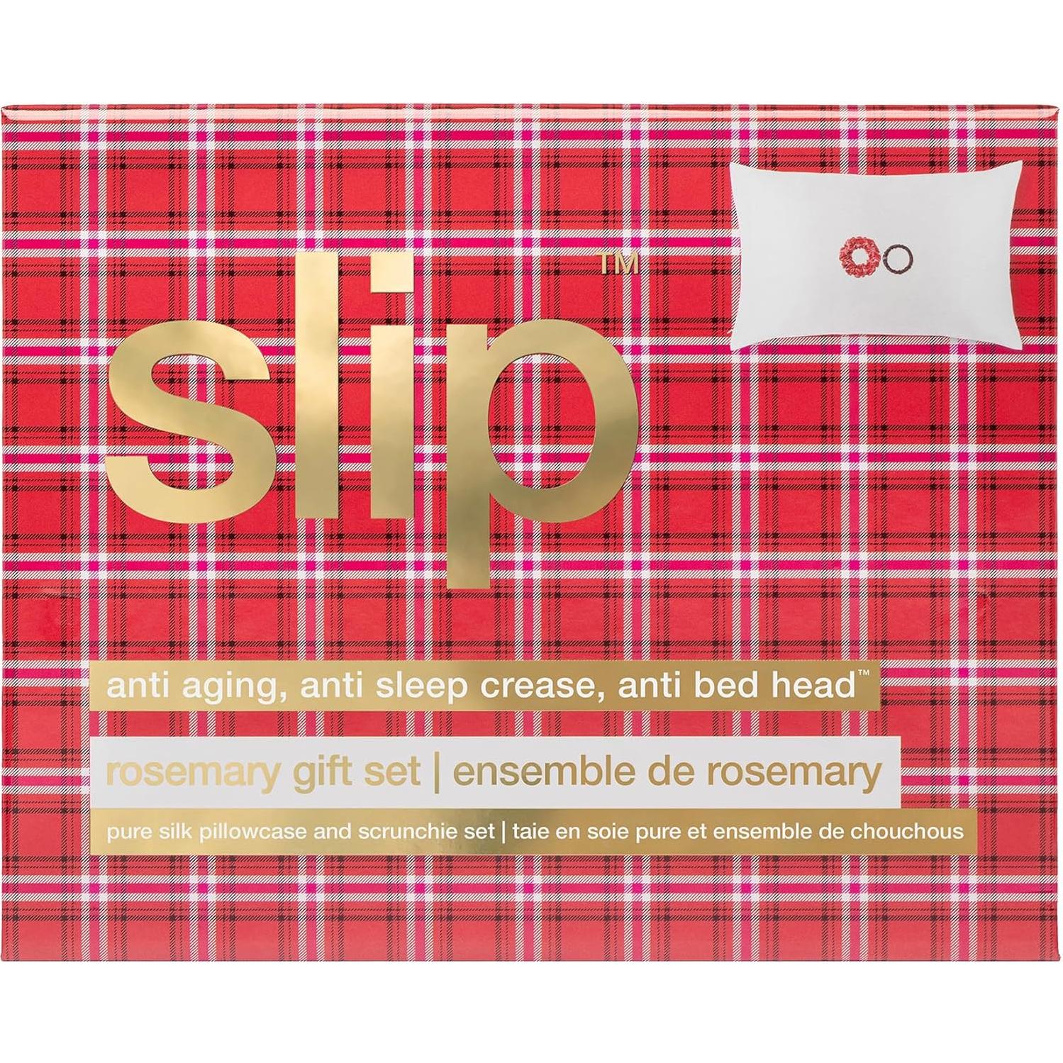 Funda de Almohada de Seda Pura Slip + Scrunchies - Set Vacaciones