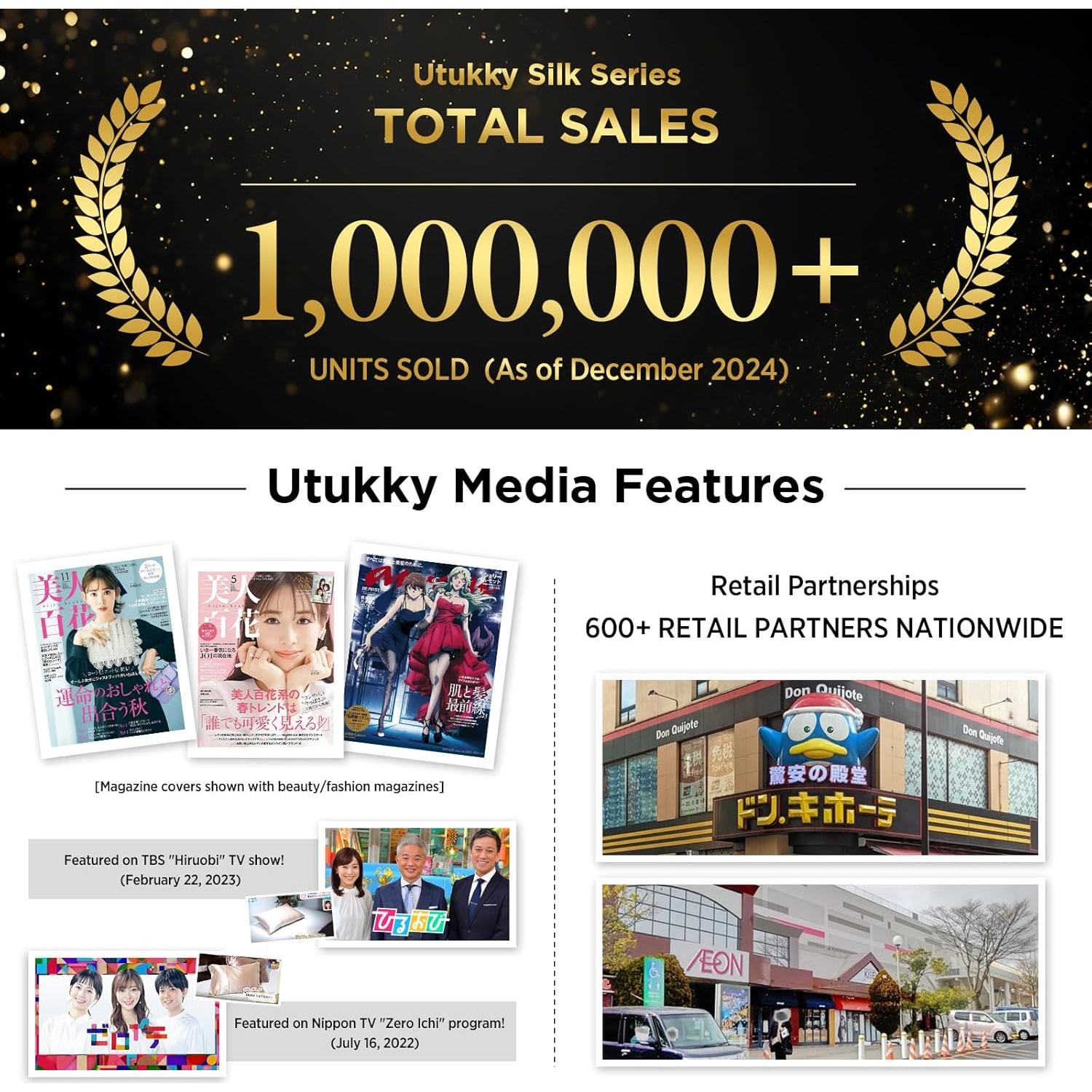 Funda de Almohada Utukky 100% Seda de Morera 22 Momme Estándar