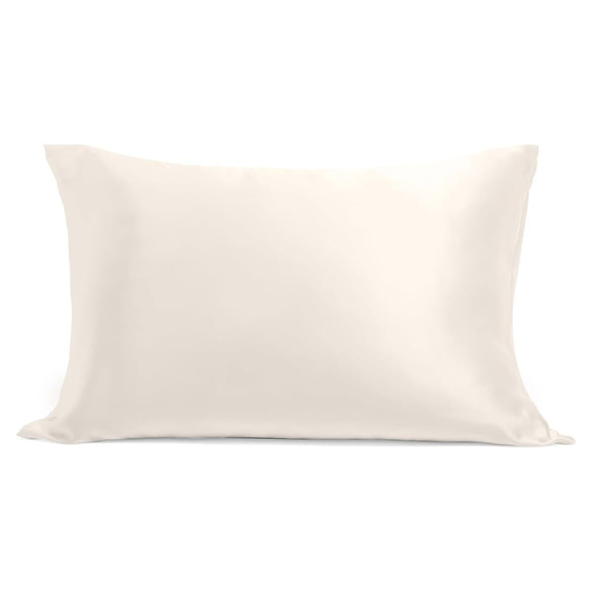 Funda de Almohada 100% Seda Cosy House Estándar Blanca 22 Momme