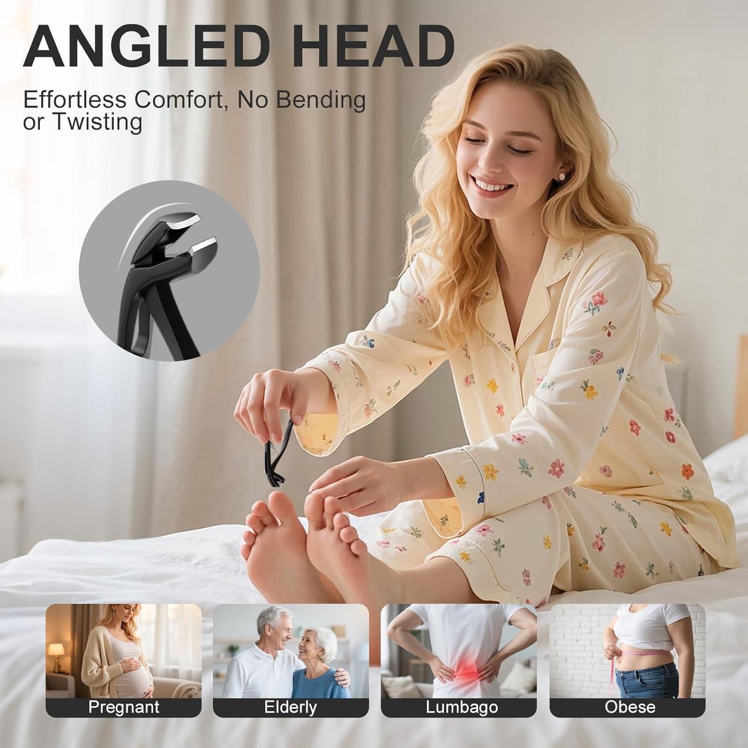 Cortauñas Profesional Vepkuso para Uñas Gruesas - Ergonómico