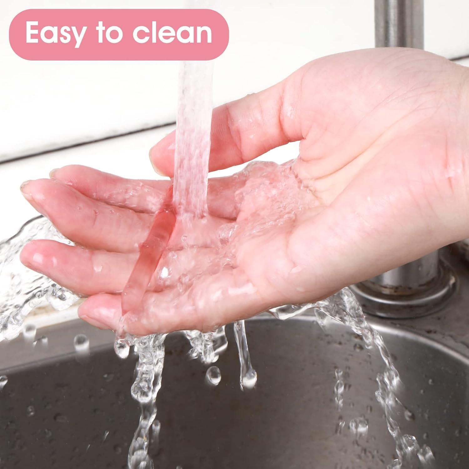 Empujador de Cutículas de Vidrio Sibba Rosa/Púrpura 10 cm