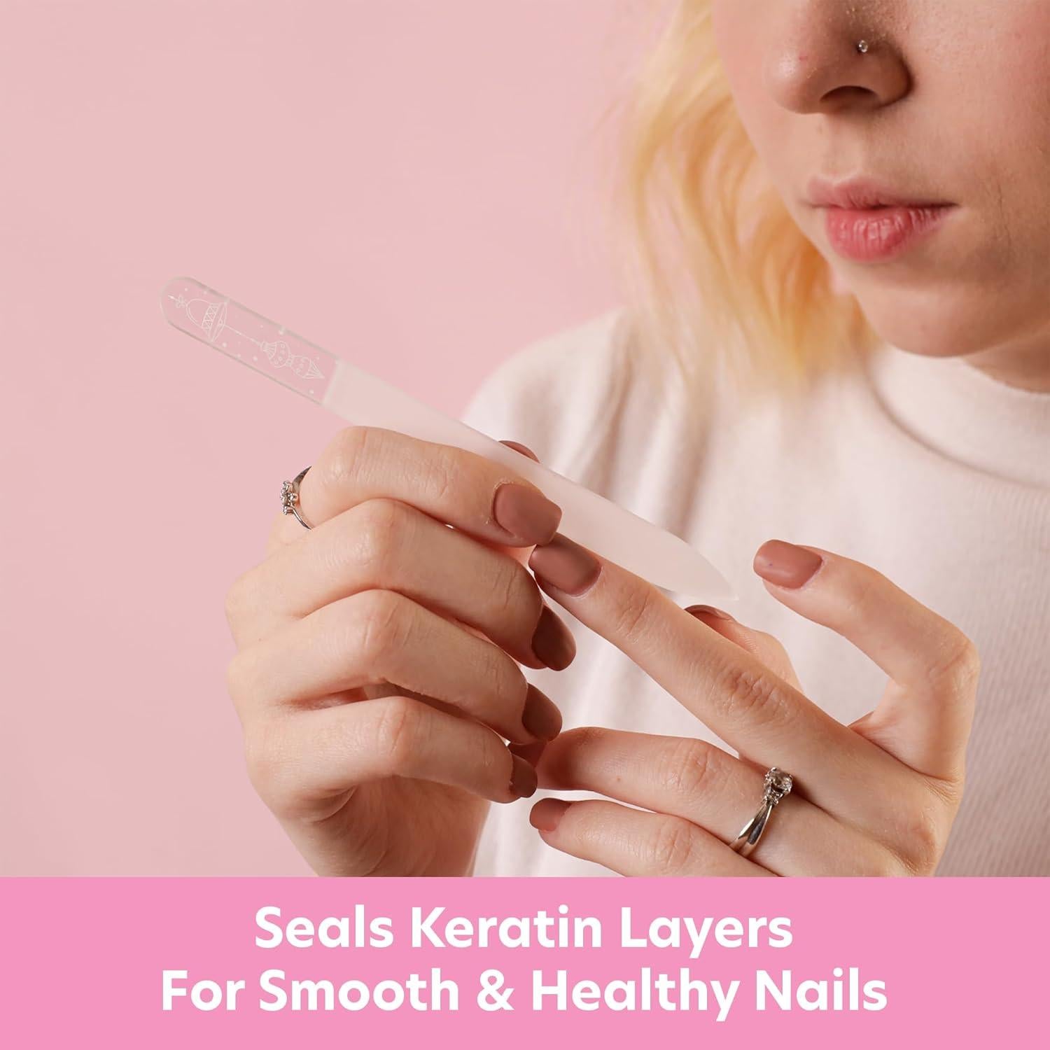 Juego de 3 Limadoras de Uñas de Vidrio Checo Bona Fide Beauty