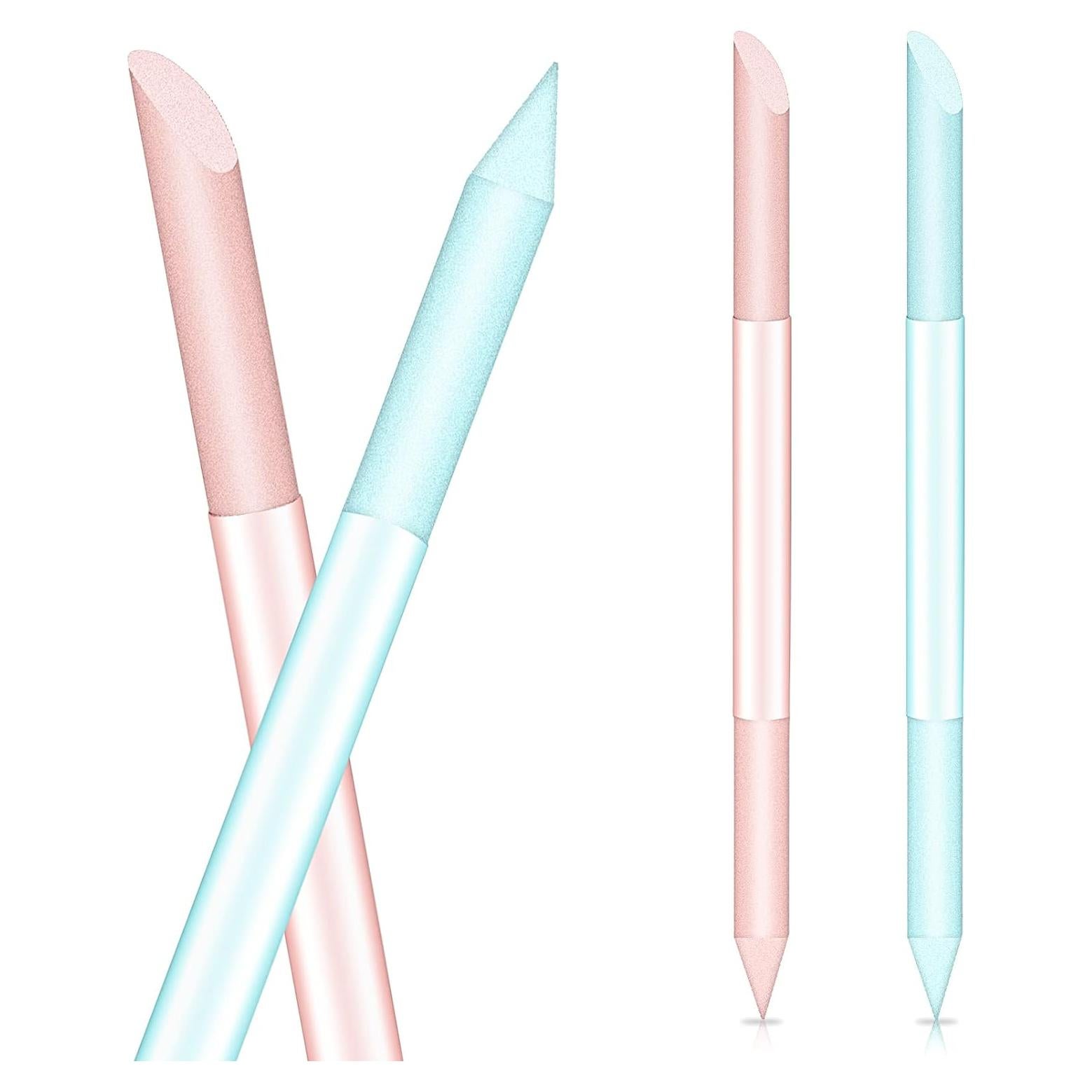 Juego de Empujadores de Cutículas de Vidrio Sliverdew 2 Piezas