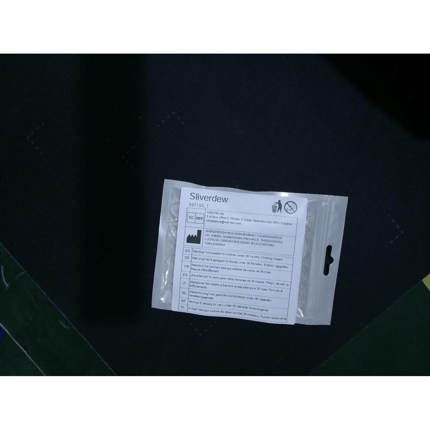 Juego de Empujadores de Cutículas de Vidrio Sliverdew 2 Piezas