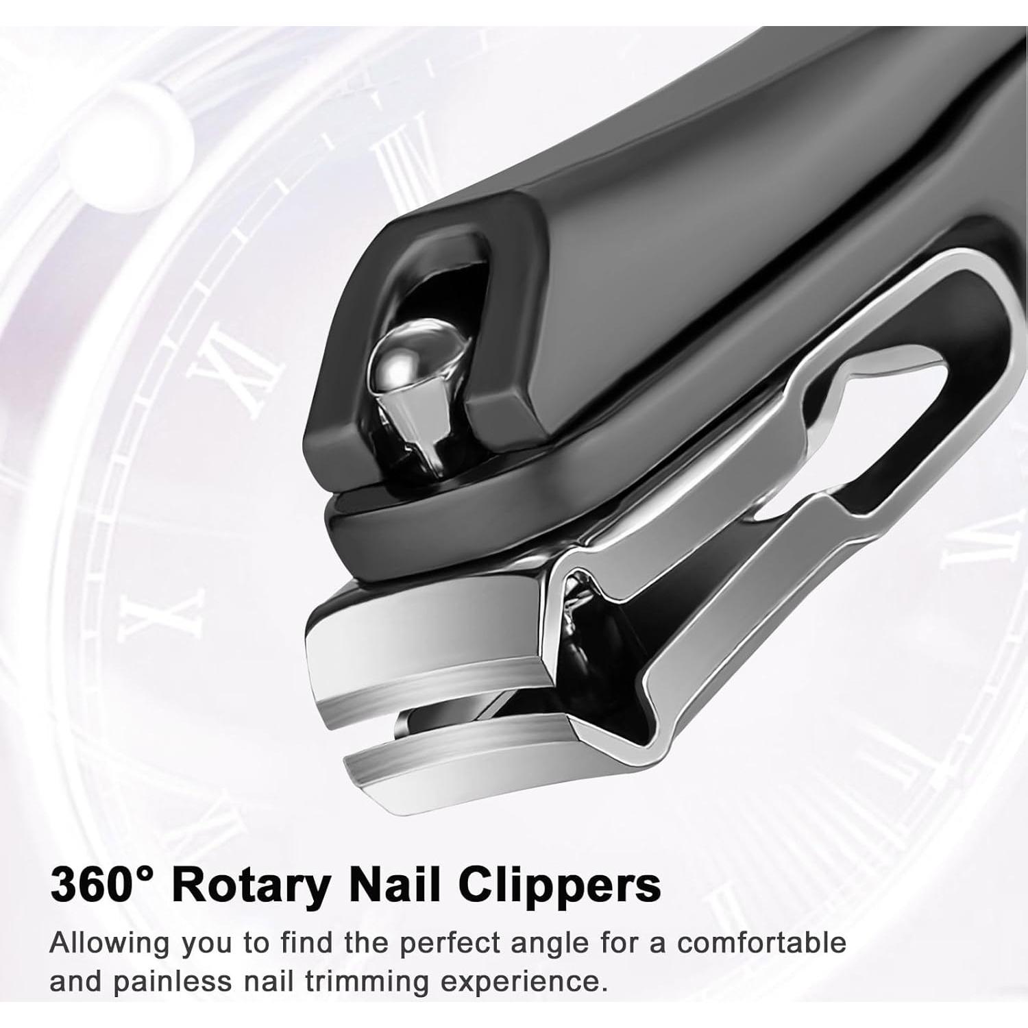 Cortauñas Ergonómico ILLFER 360° Mango Largo para Pies Gruesos