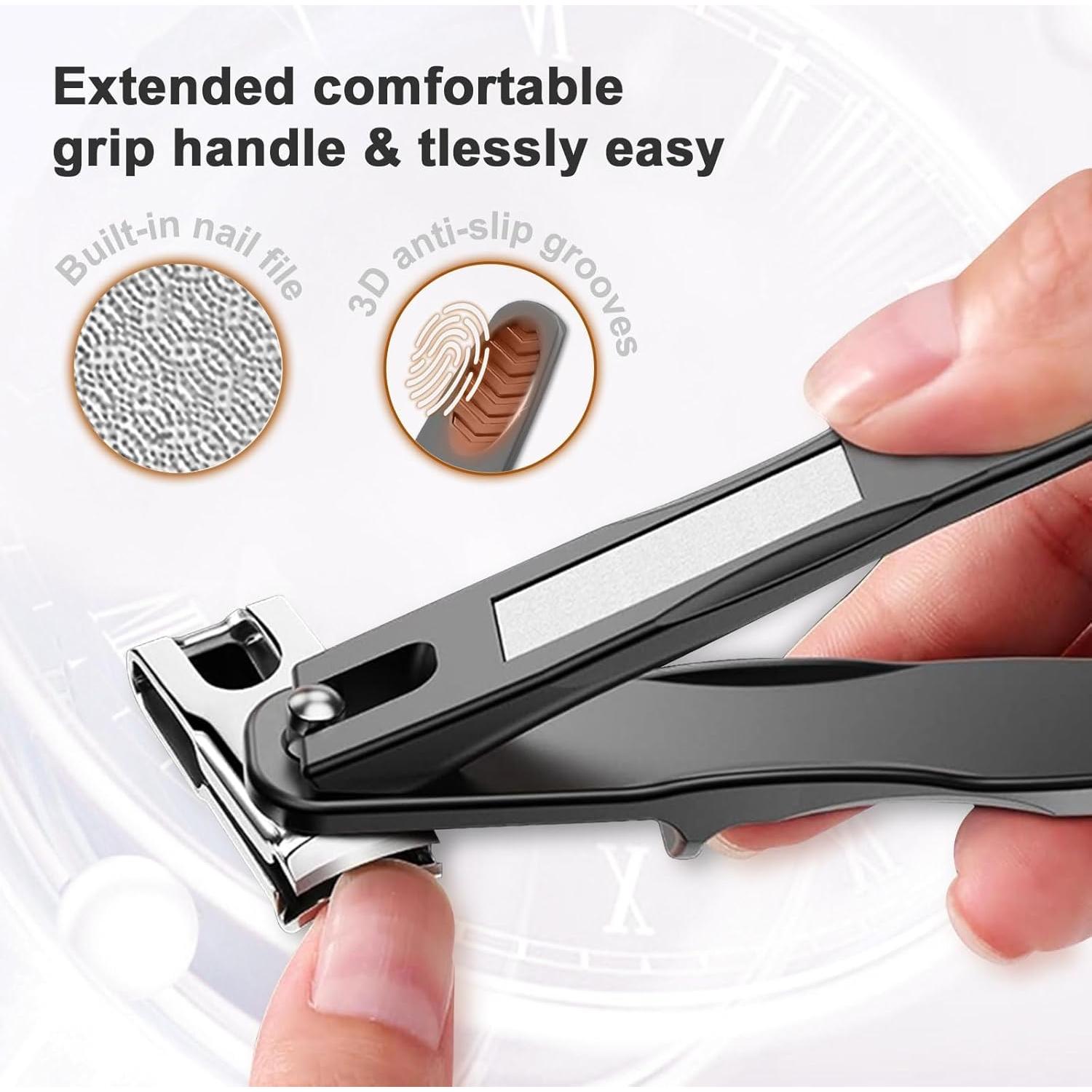 Cortauñas Ergonómico ILLFER 360° Mango Largo para Pies Gruesos