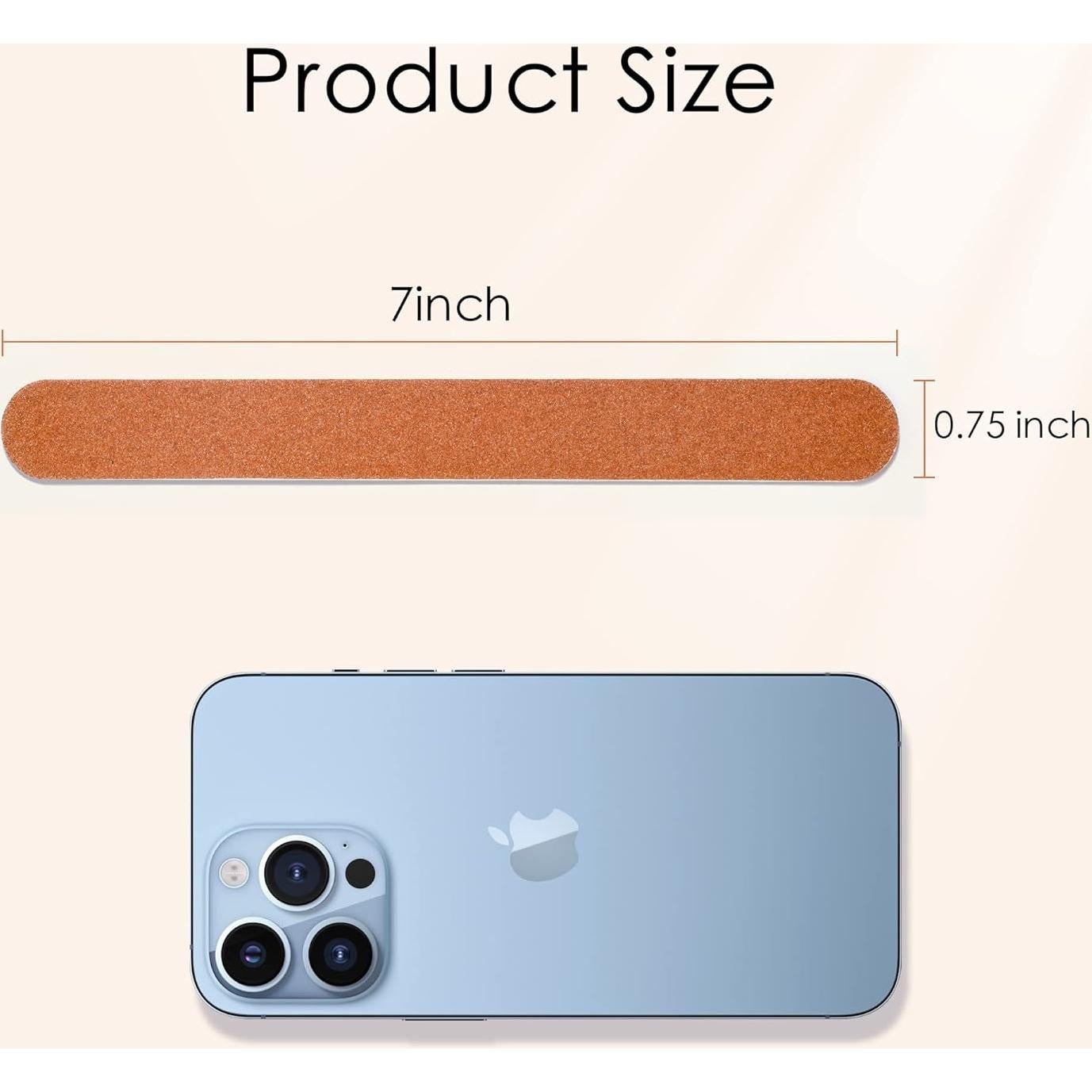 Lima de Uñas Canvalite 180 Granos - Paquete de 12 Piezas