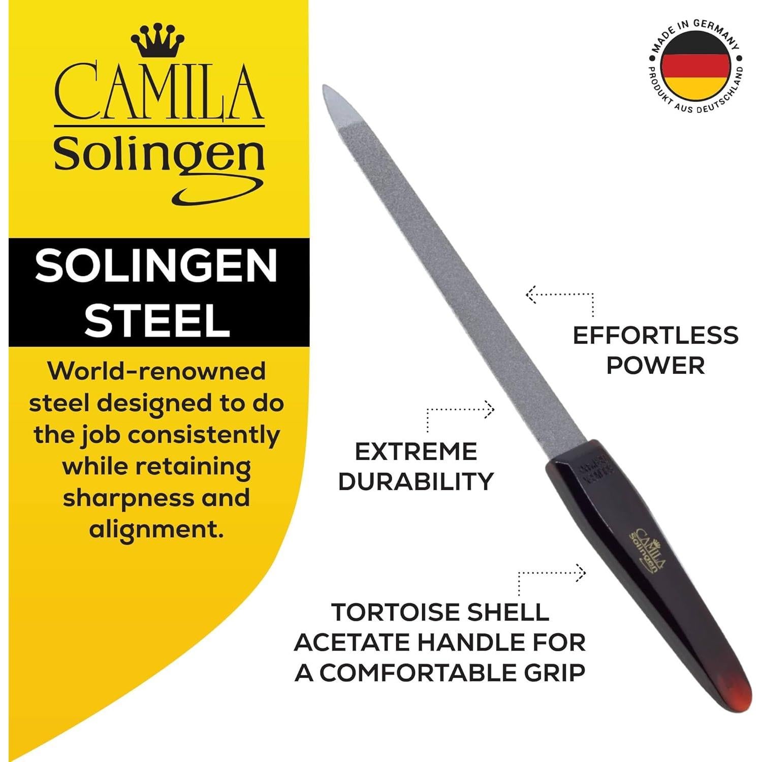 Lima de Uñas de Metal Zafiro Camila Solingen 20.32 cm